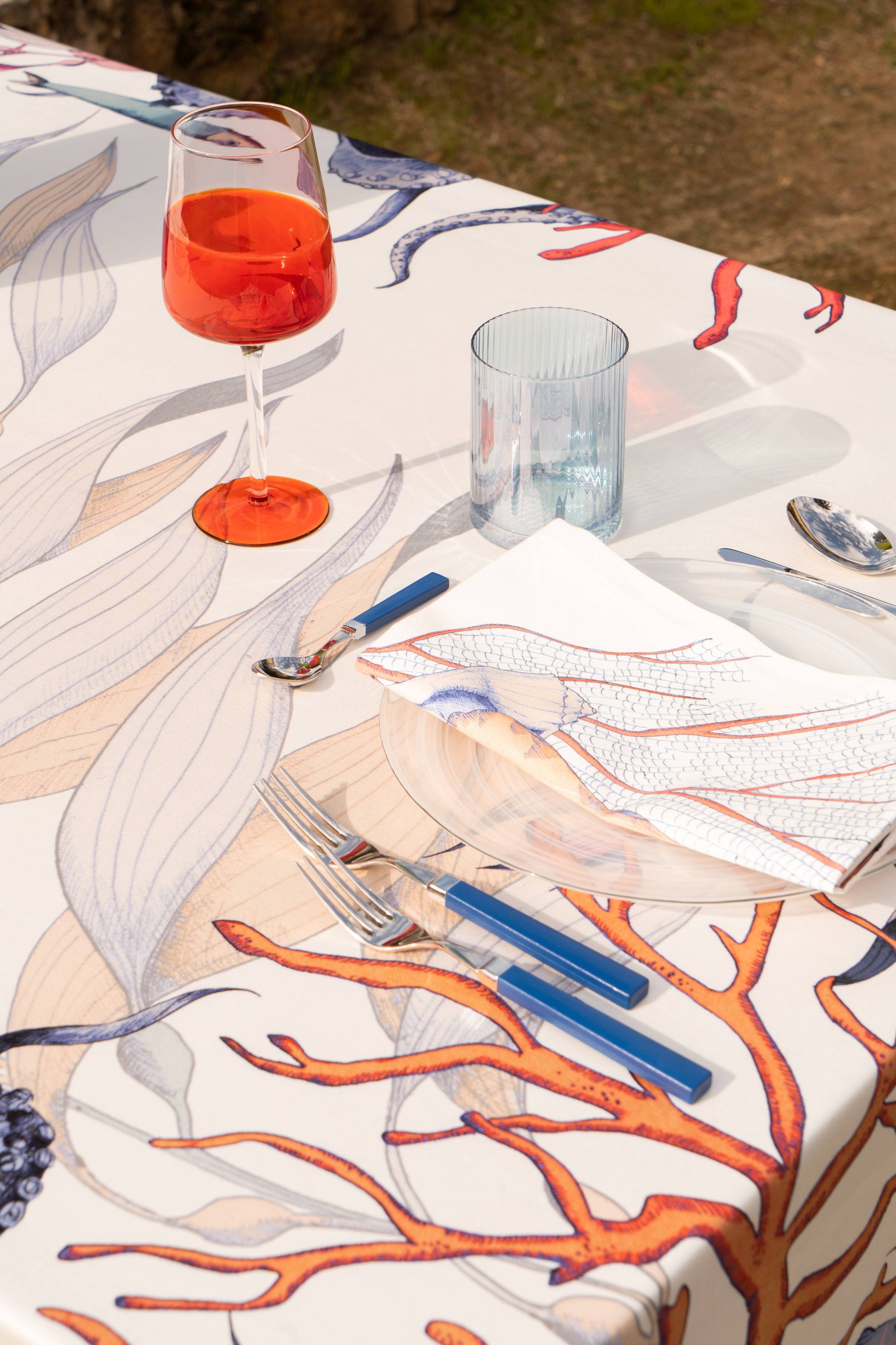 Satin Tablecloths «Salina» 100% Made in Italy - The Napking