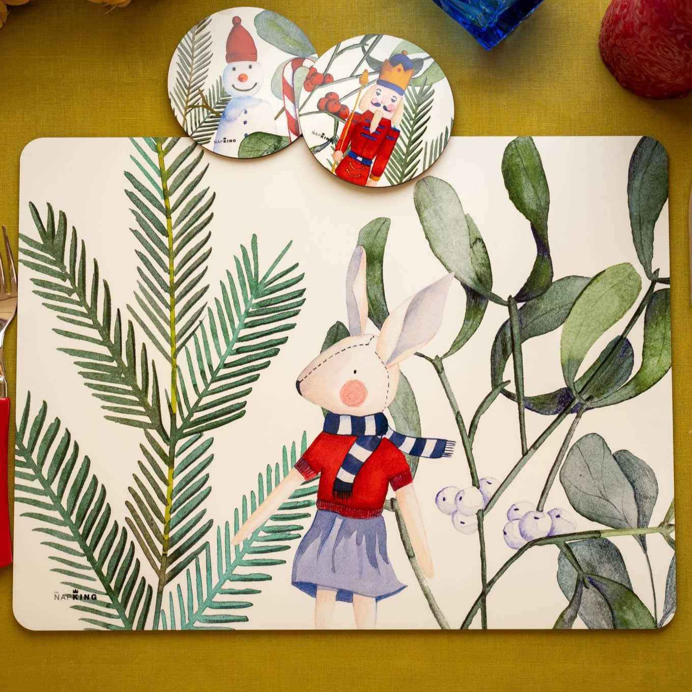 Set of 2 hardboard placemats Olof - The Napking