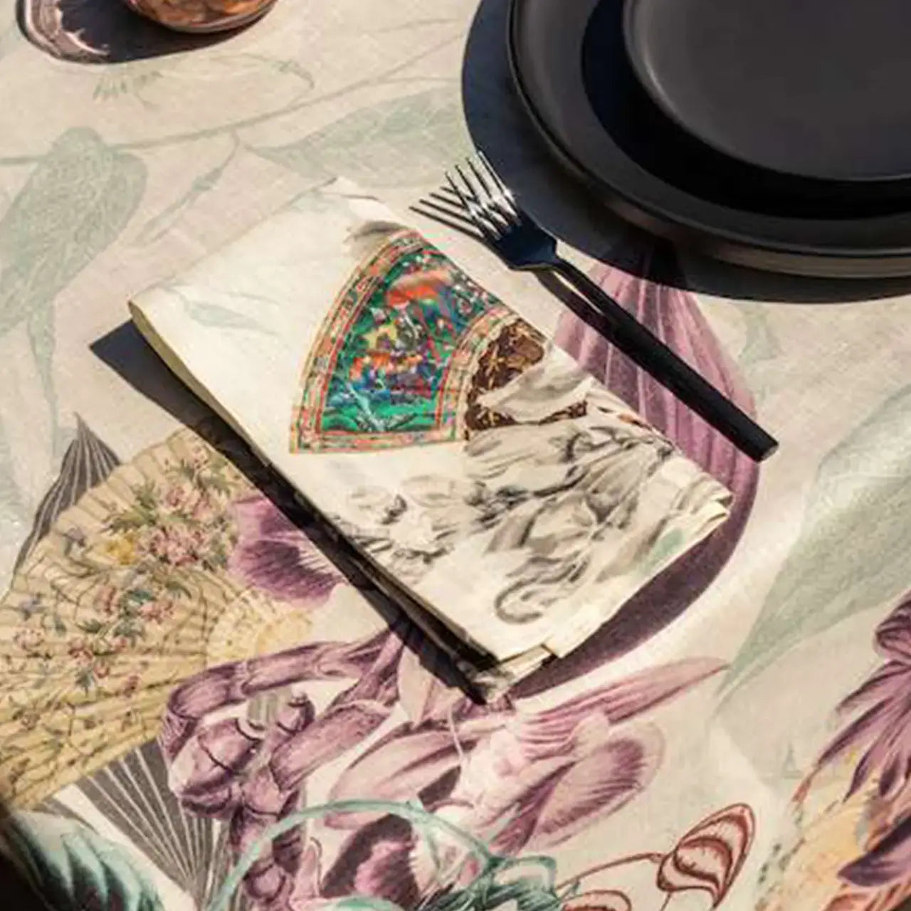 Set of 4 Napkins «Ventagli» 100% Made in Italy - The Napking