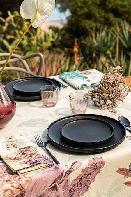 Linen Tablecloths Ventagli 100% Made in Italy - The Napking