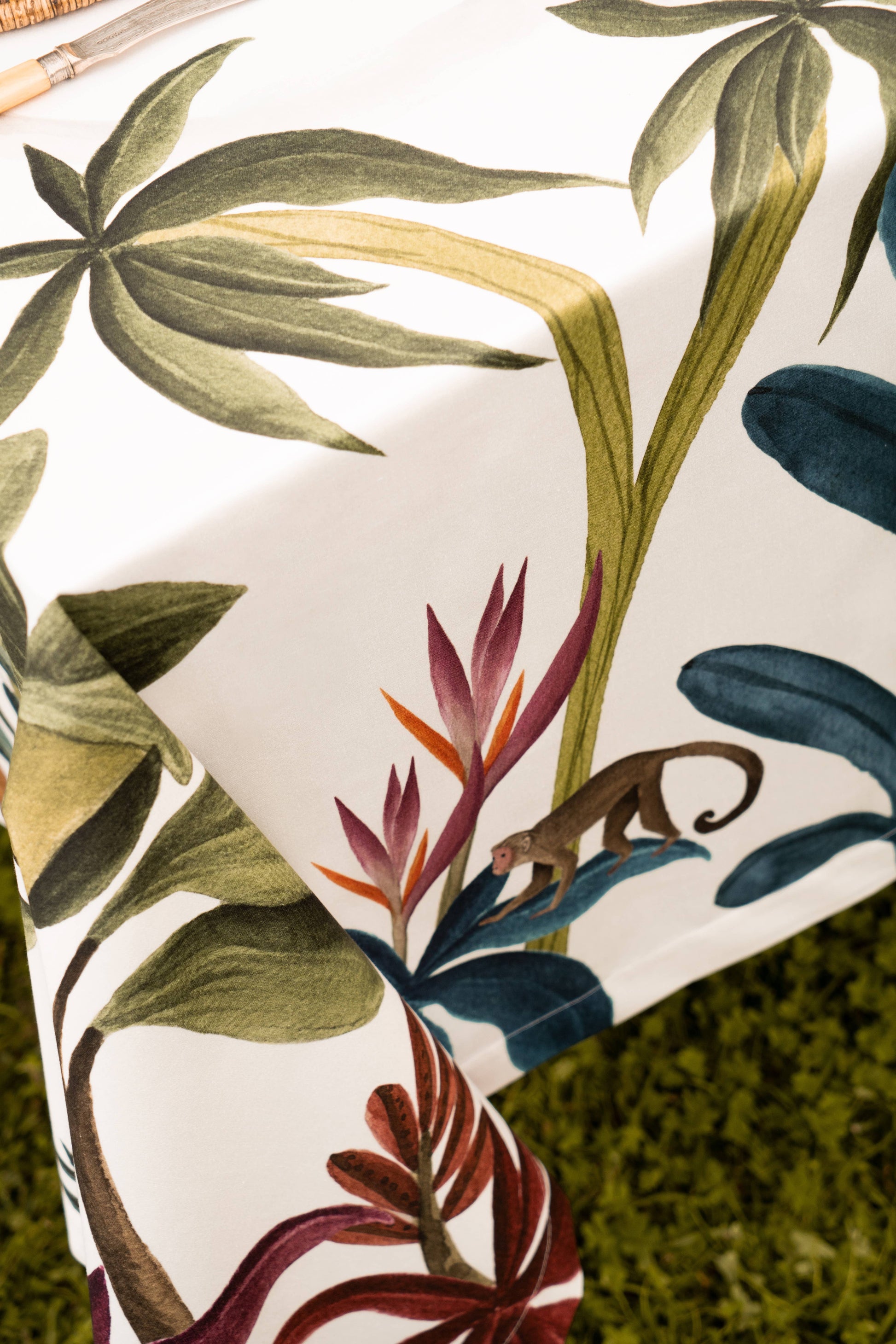 Satin Tablecloths «Amazzonia» 100% Made in Italy - The Napking