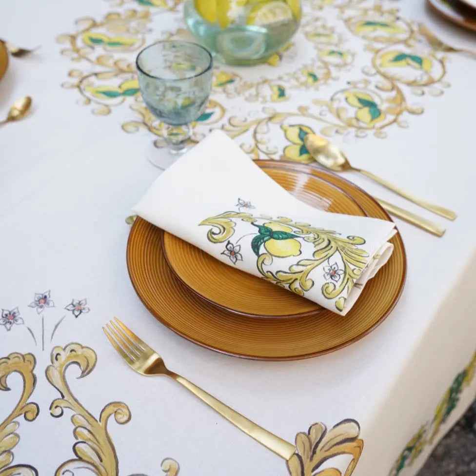 Set of 4 Napkins «Isolabella» 100% Made in Italy - The Napking
