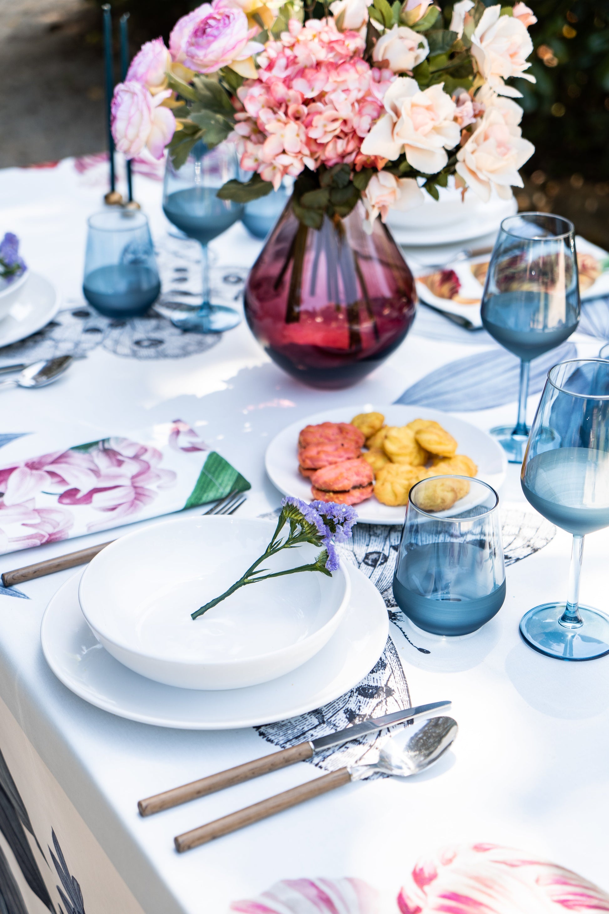 Satin Tablecloths Bagatelle 100% Made in Italy - The Napking