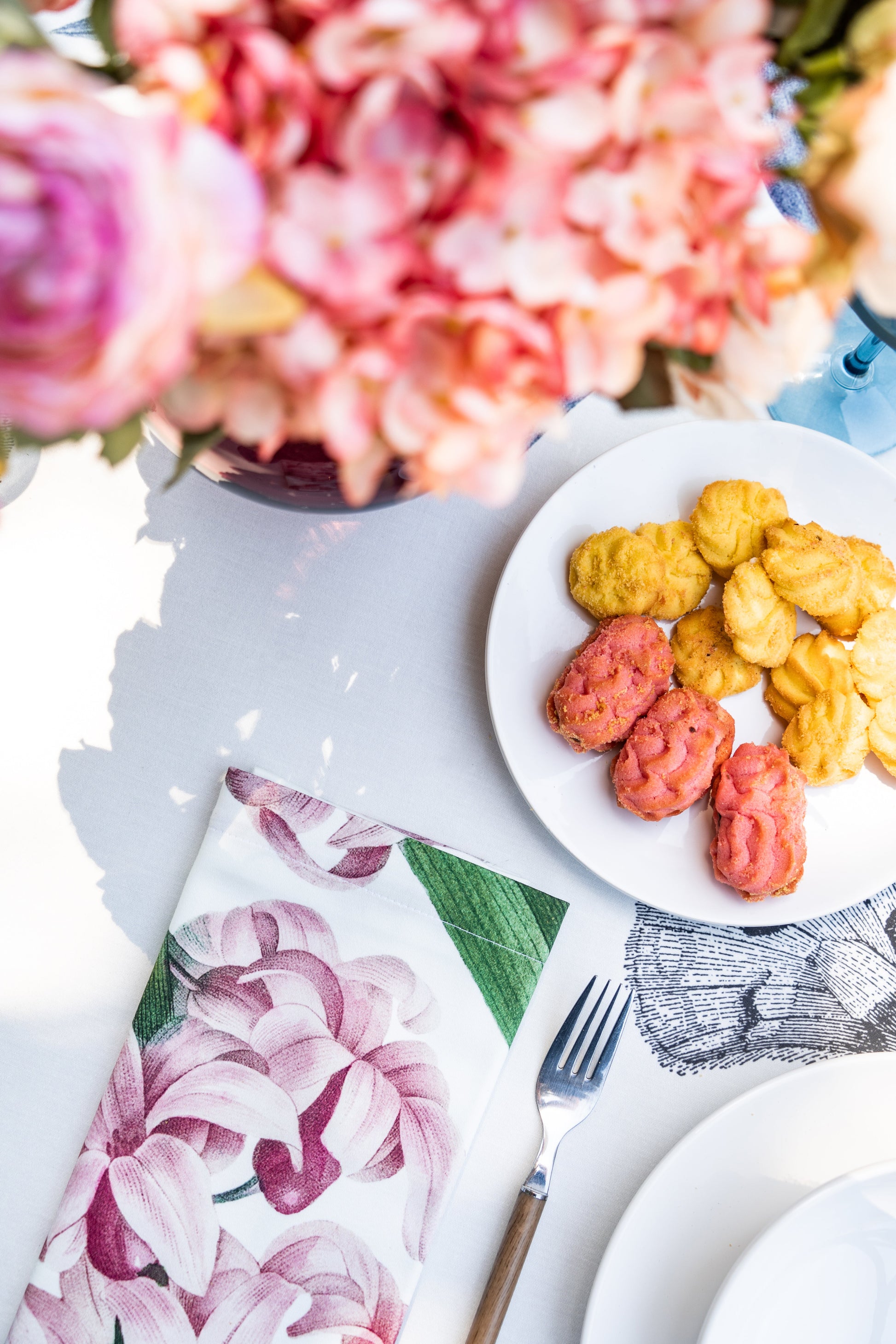 Set of 4 Napkins Satin Bagatelle 100% Made in Italy - The Napking