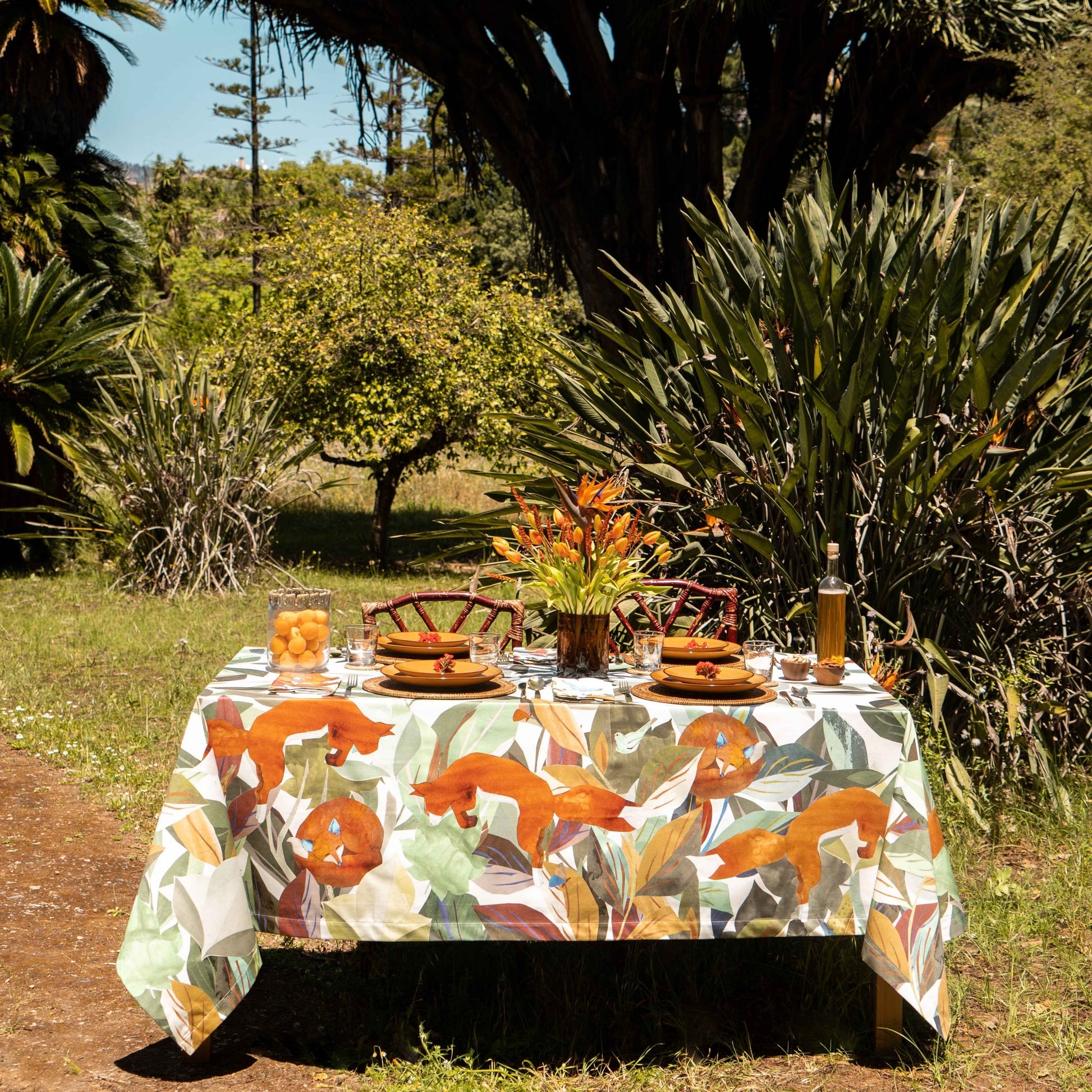 Satin Tablecloth «Titou» 100% Made in Italy - The Napking