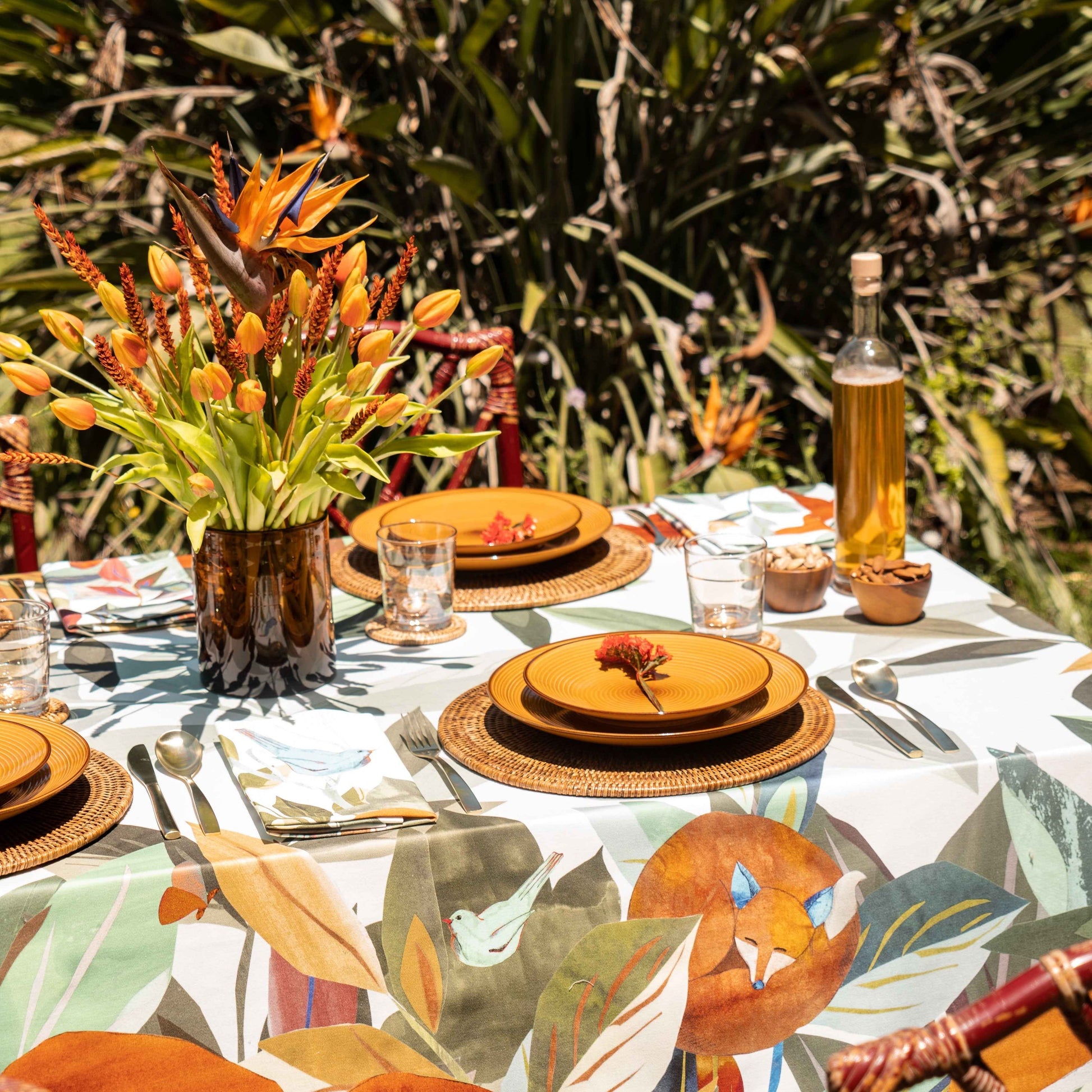 Satin Tablecloth «Titou» 100% Made in Italy - The Napking