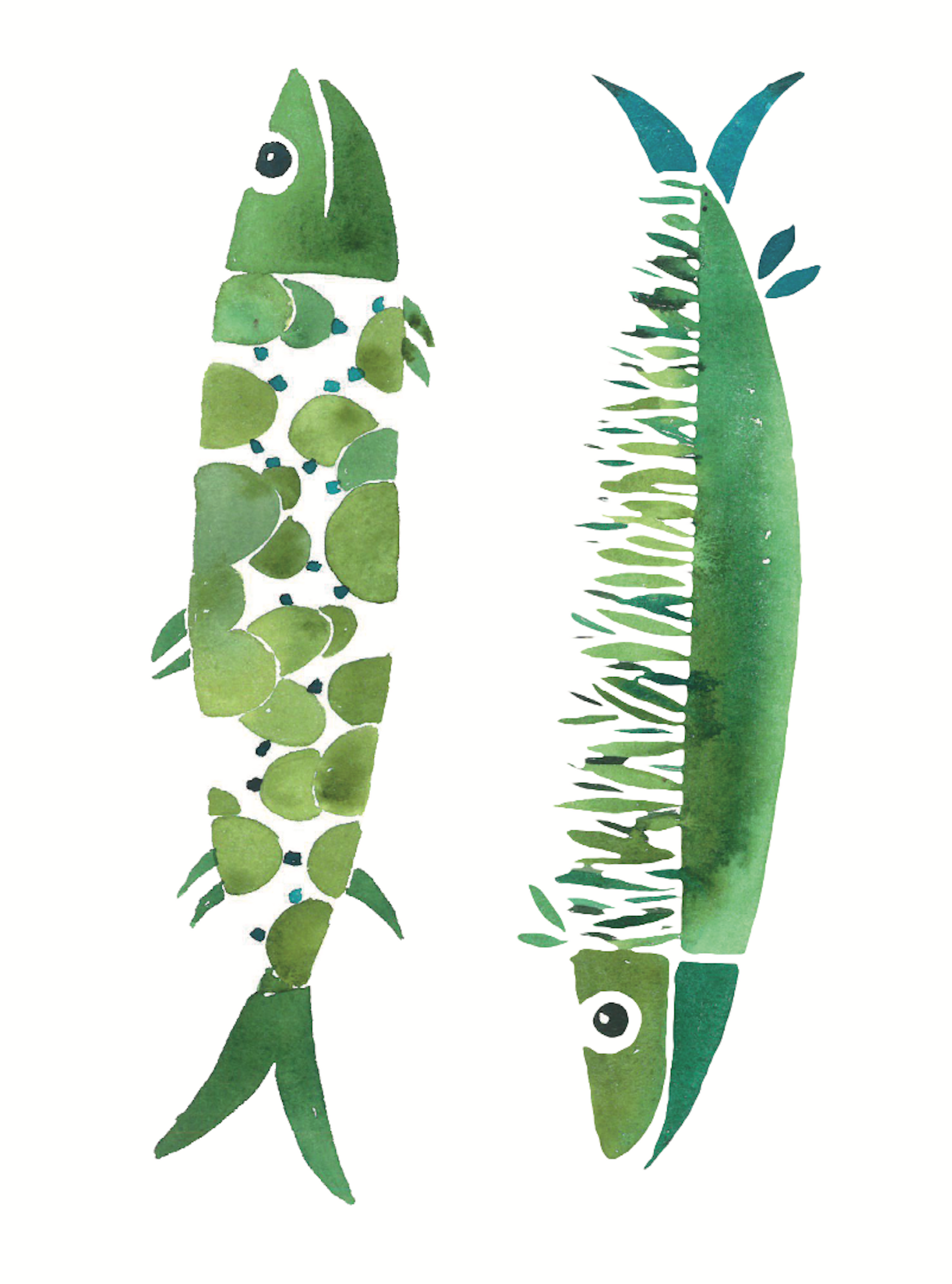 Kitchen Towels «Aequor», 100% Made in Italy - The Napking