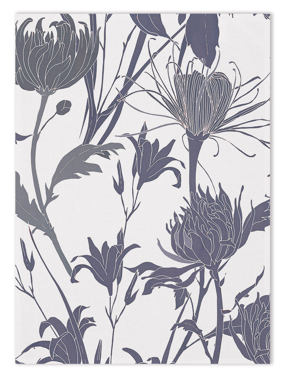 Kitchen Towels «Akiko», Premium Quality Linen 100% Made in Italy