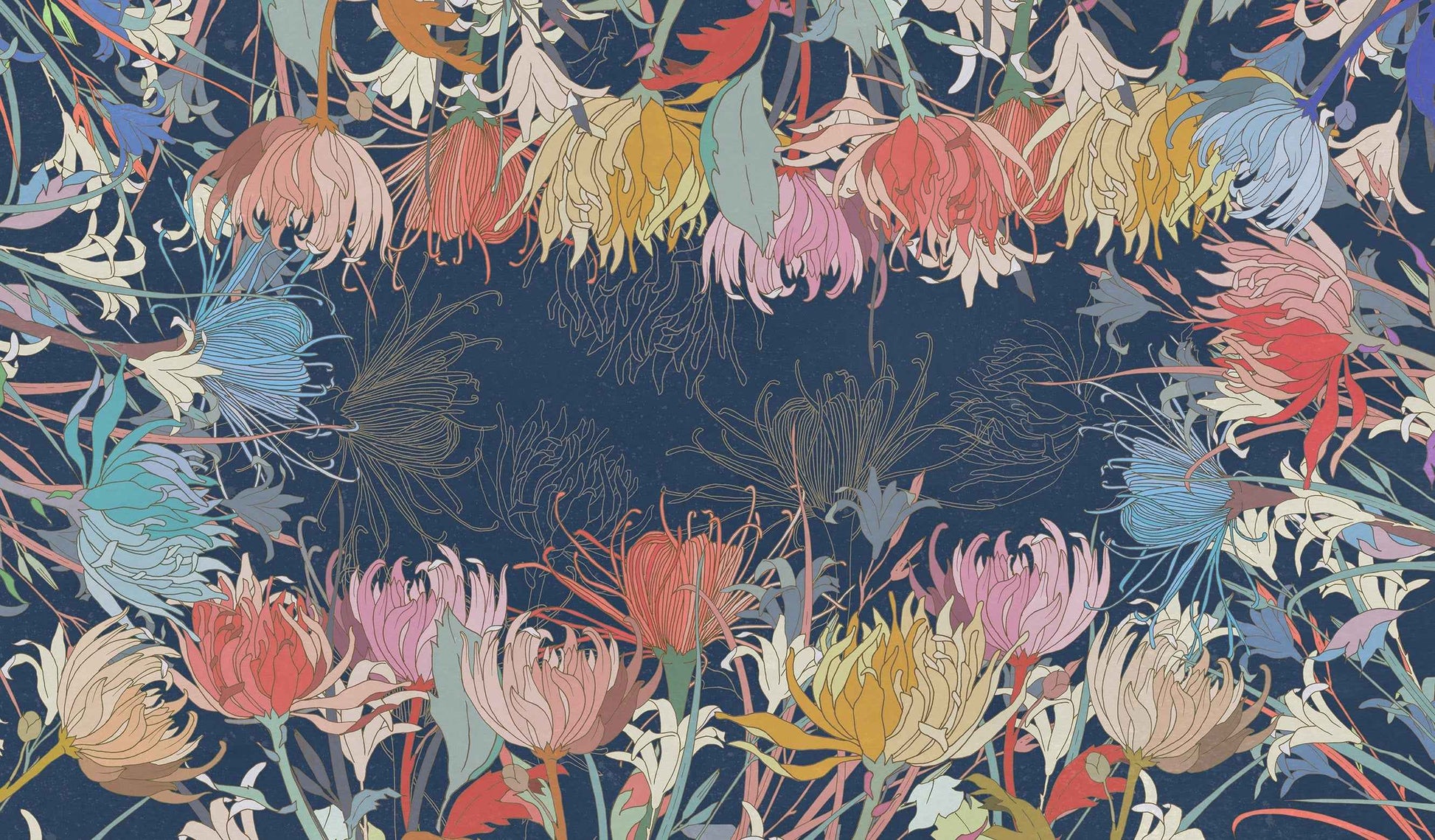 Premium Linen Tablecloth «Akiko» 100% Made in Italy - The Napking