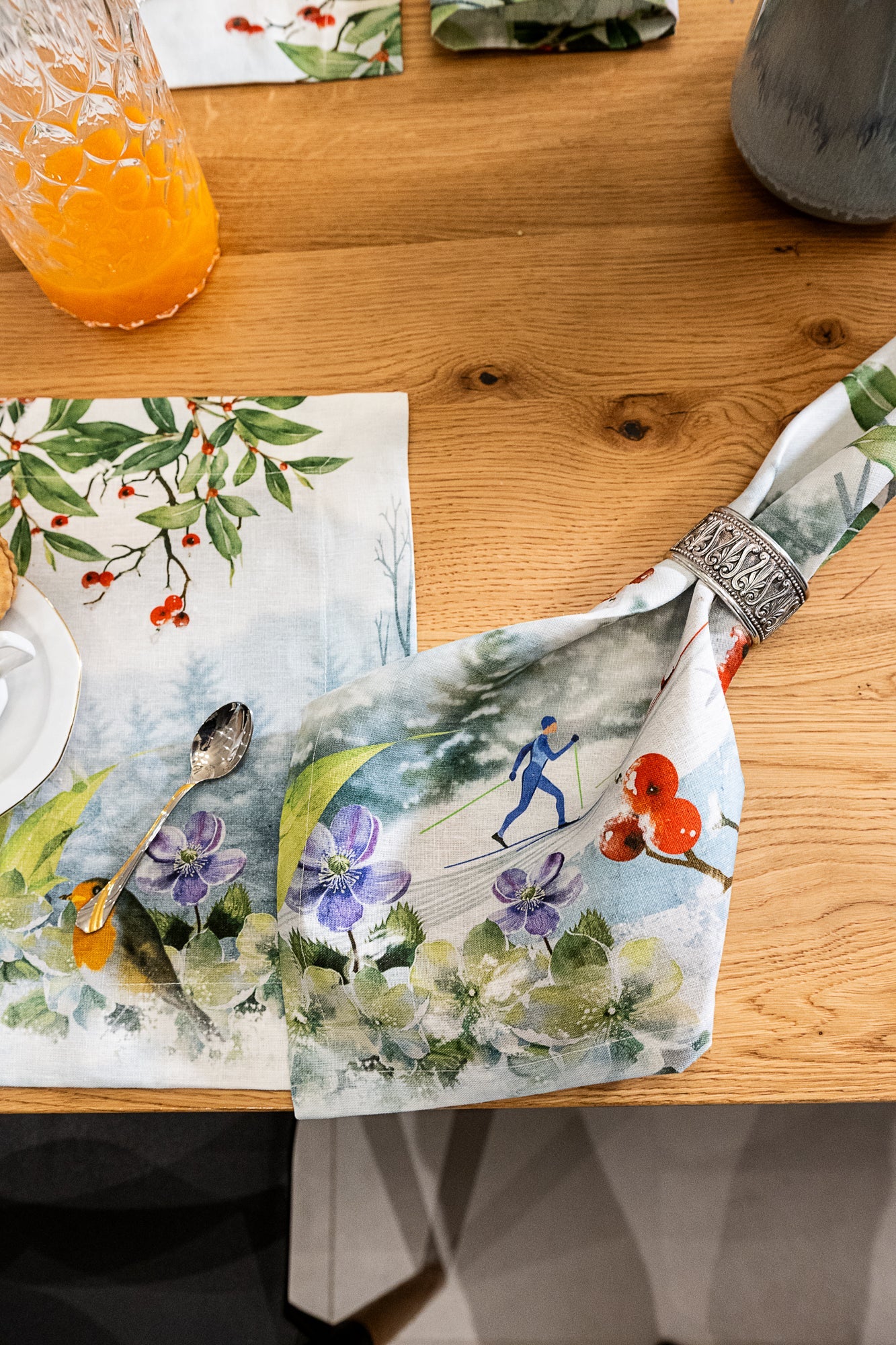 Set Of 4 Napkins «Beaumont» 100% Made in Italy - The Napking