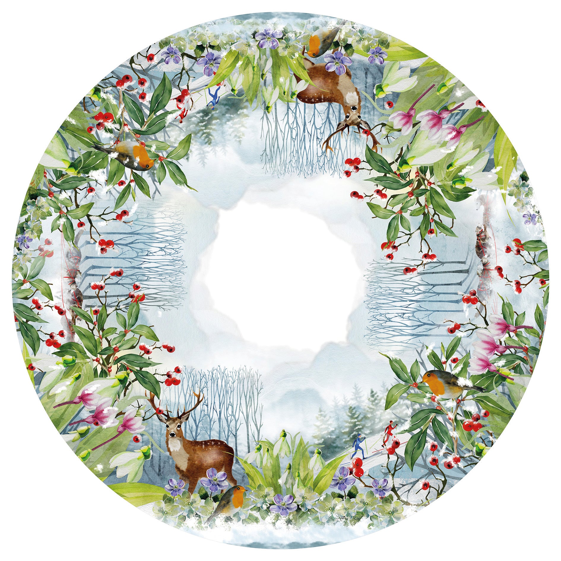 Linen Tablecloth «Beaumont», 100% Made in Italy - The Napking