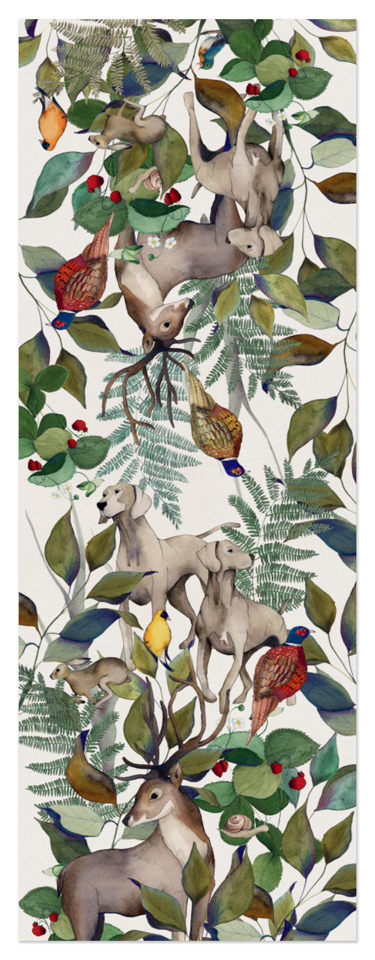 Linen Runner «Caccia» 100% Made in Italy - The Napking