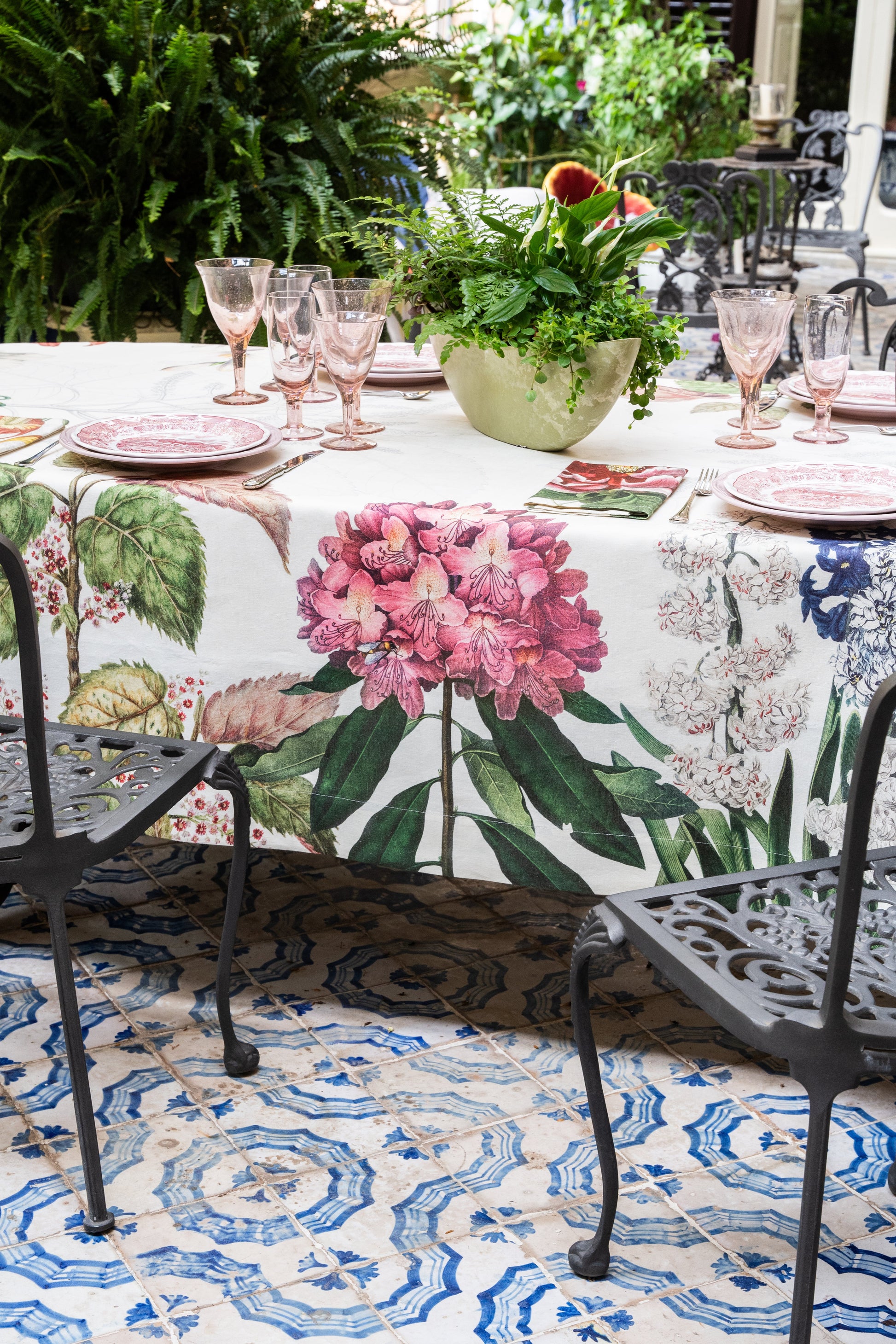 Linen Tablecloth Dafne 100% Made in Italy - The Napking