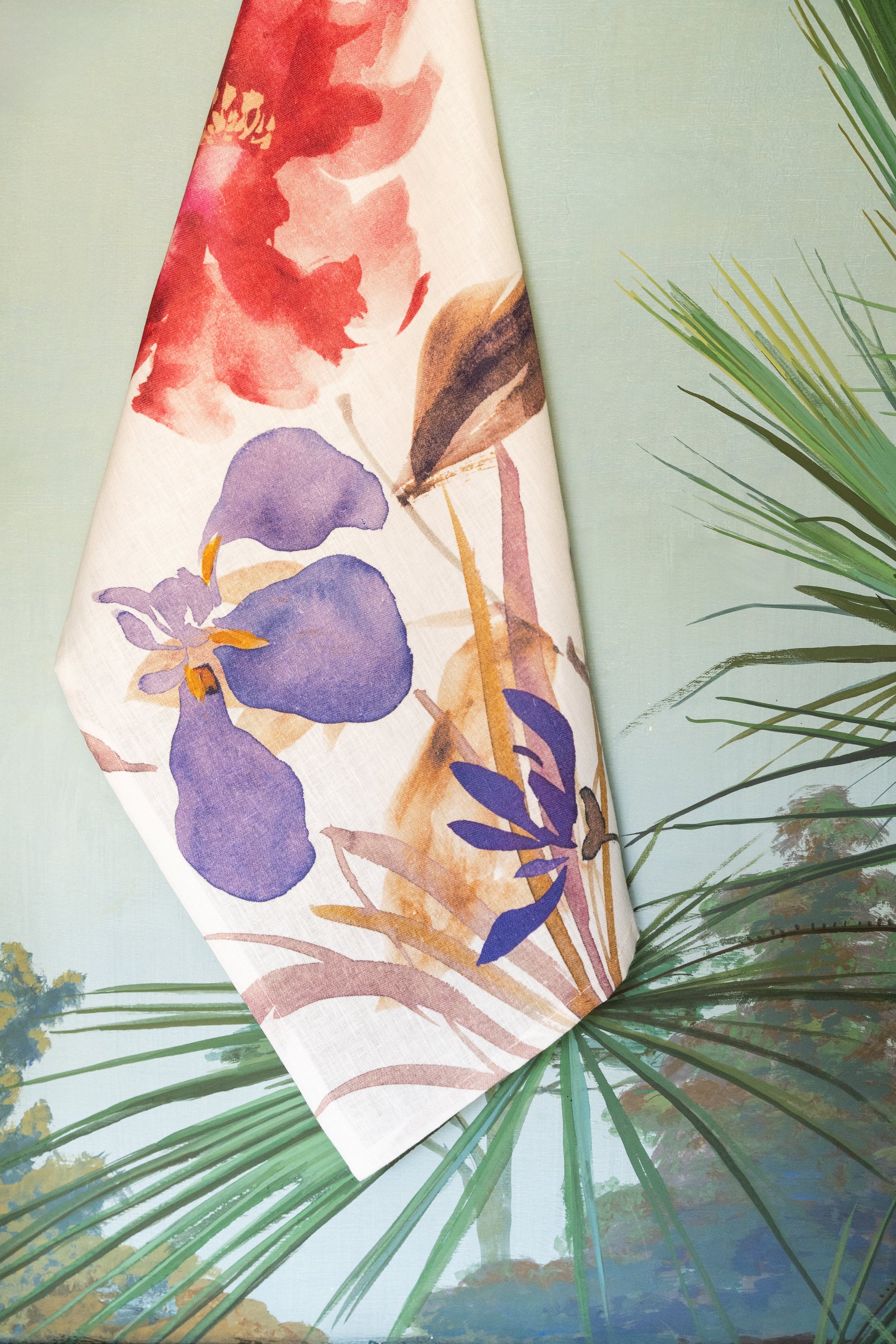 Kitchen Towels Hanami, 100% Made in Italy - The Napking