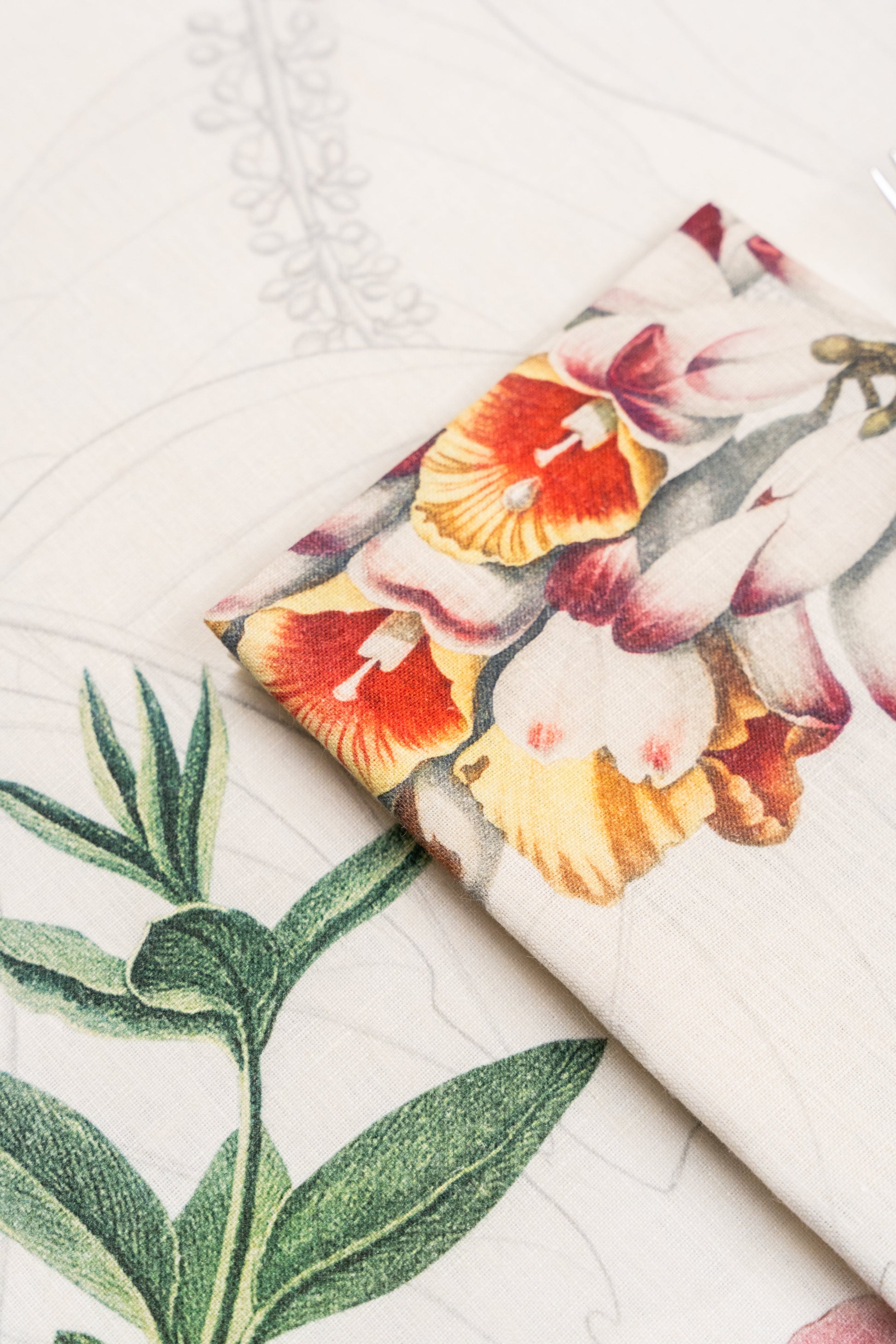 Set Of 4 Napkins Dafne 100% Made in Italy - The Napking