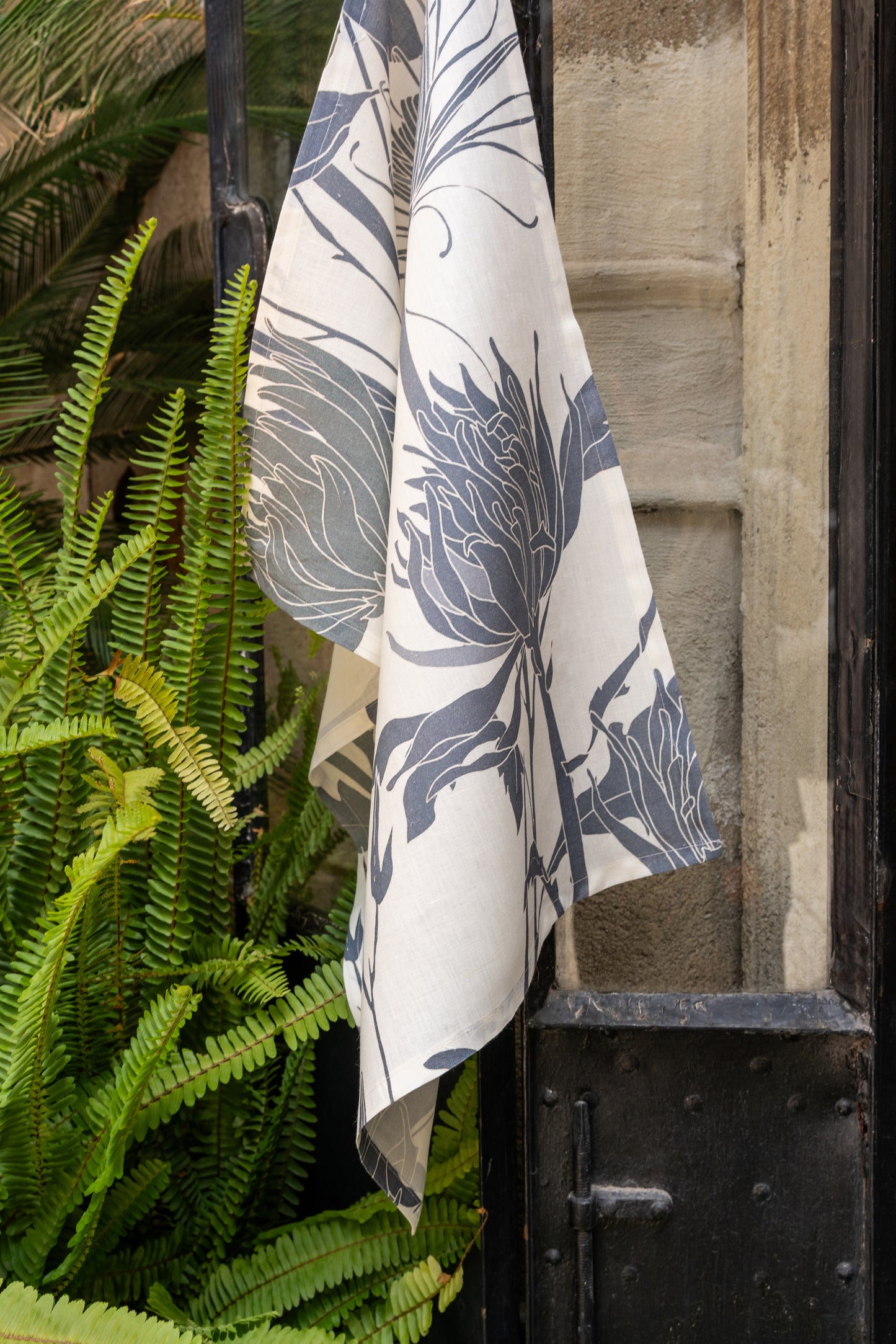 Kitchen Towels «Akiko», Premium Quality Linen 100% Made in Italy