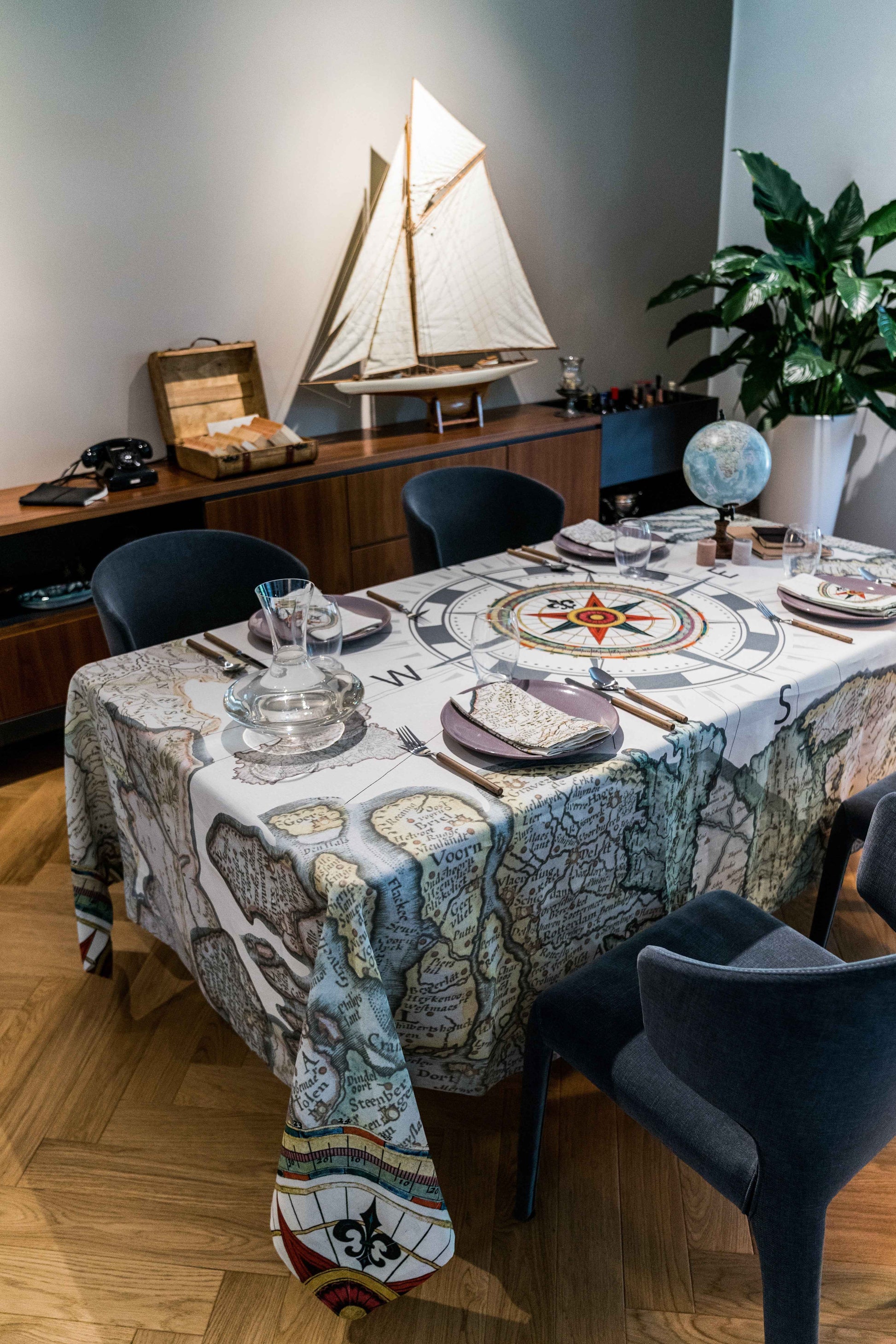 Linen Tablecloths Atlas 100% Made in Italy - The Napking