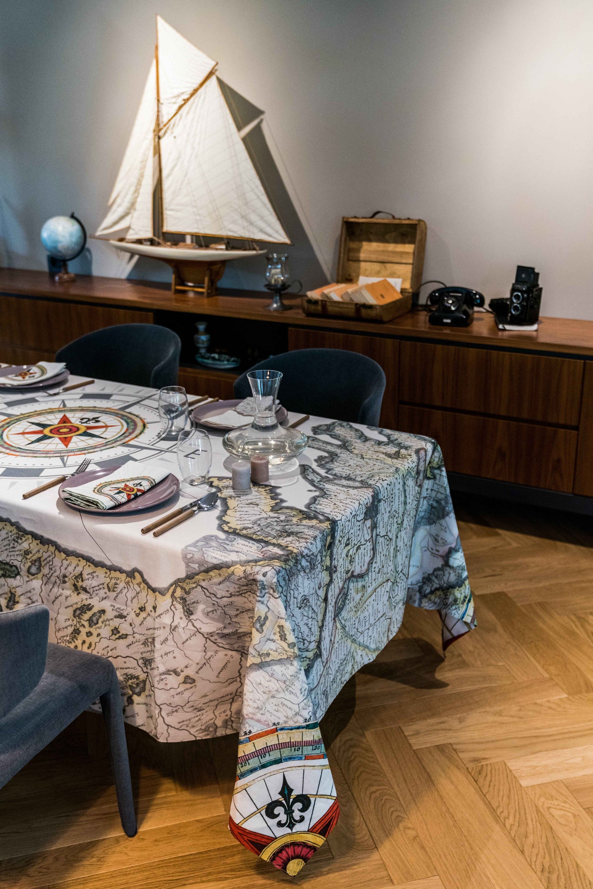 Linen Tablecloths Atlas 100% Made in Italy - The Napking