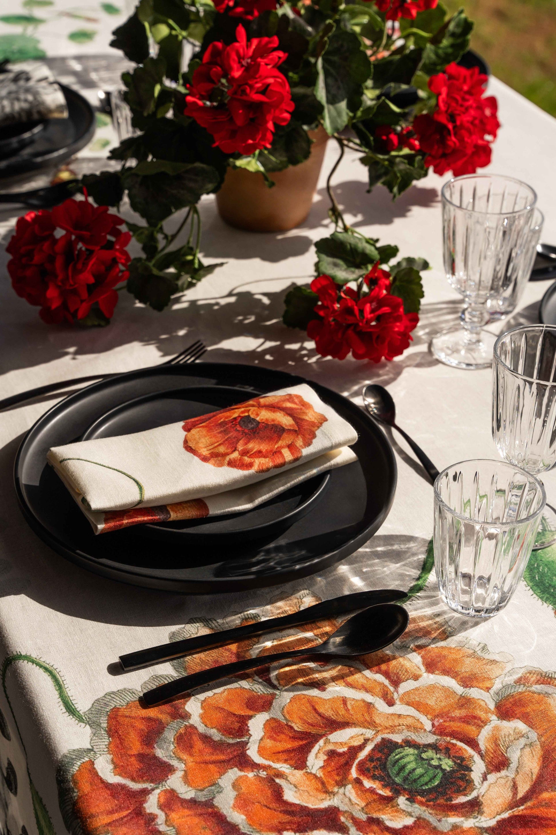 Linen Tablecloth «Edward» 100% Made in Italy - The Napking