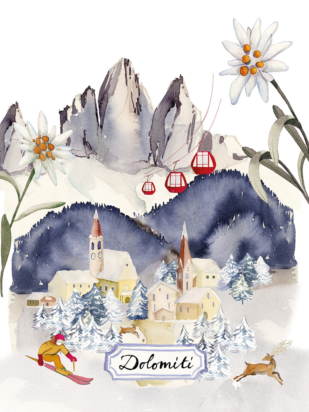 Kitchen Towels Dolomiti 100% Made in Italy - The Napking