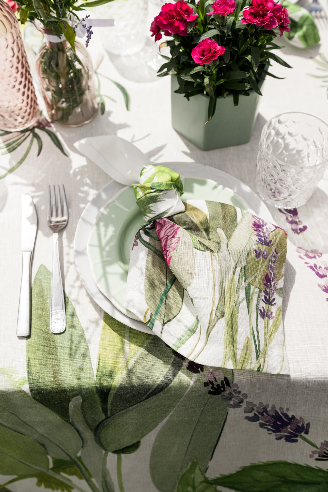 Set Of 4 Napkins «Épices» 100% Made in Italy - The Napking