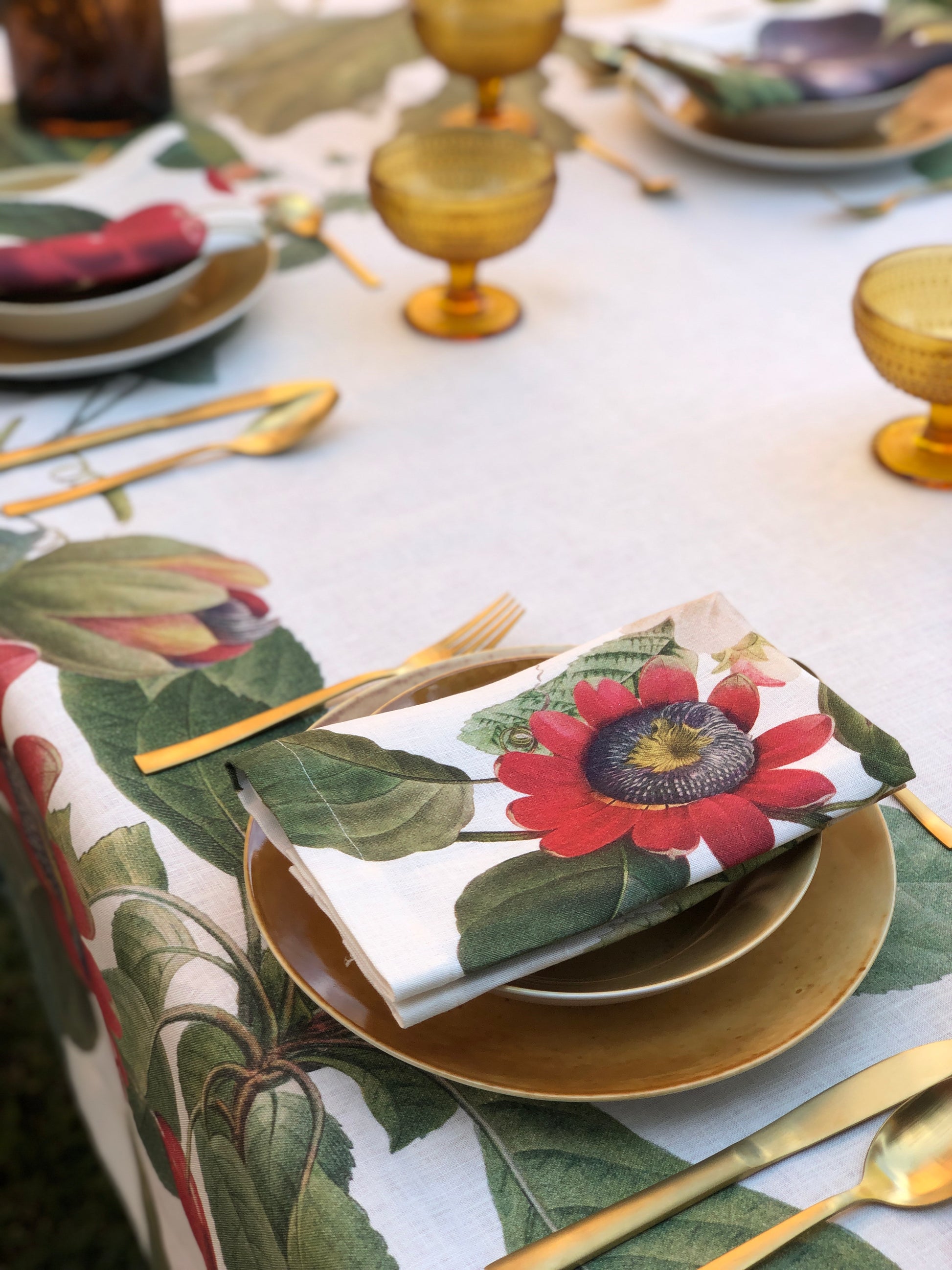 Tablecloths «Fruit Love»  100% Made in Italy - The Napking