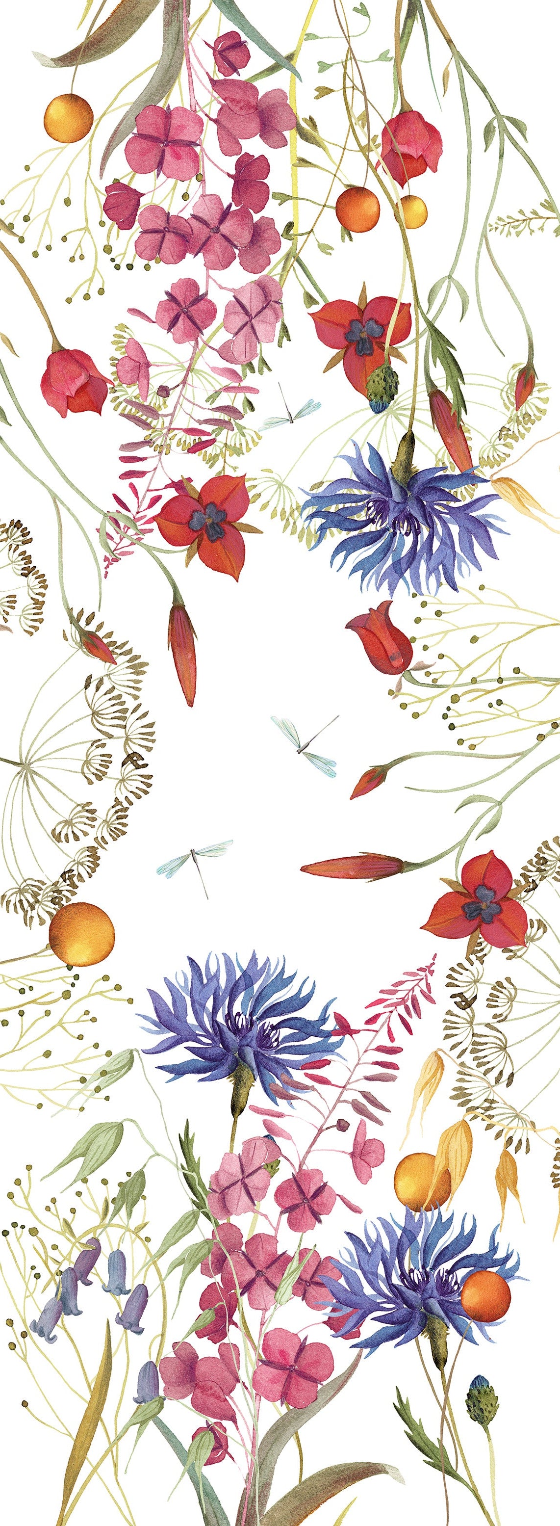 Pure Linen Runner «Fiordaliso» 100% Made in Italy
