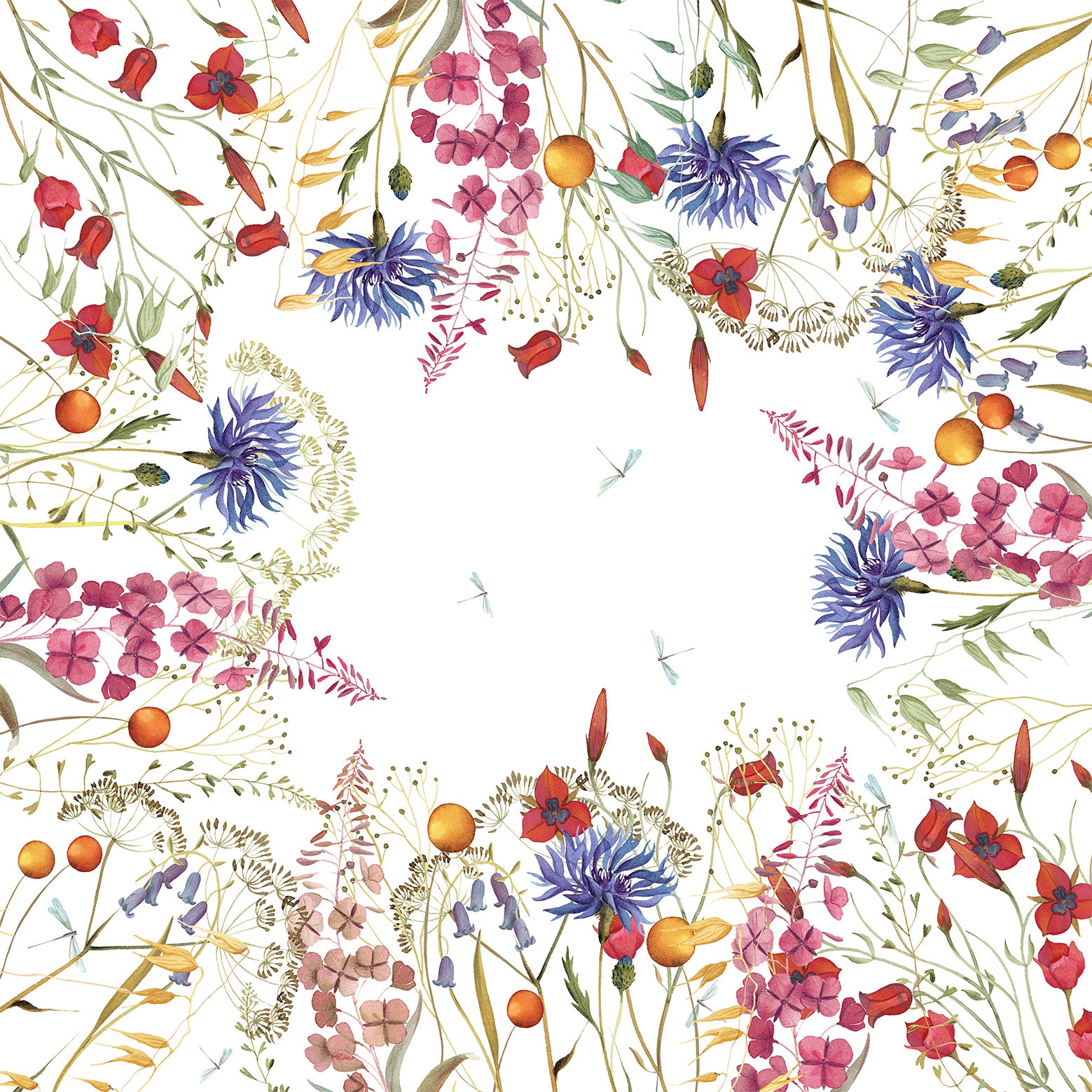 Linen Tablecloth «Fiordaliso», 100% Made in Italy - The Napking