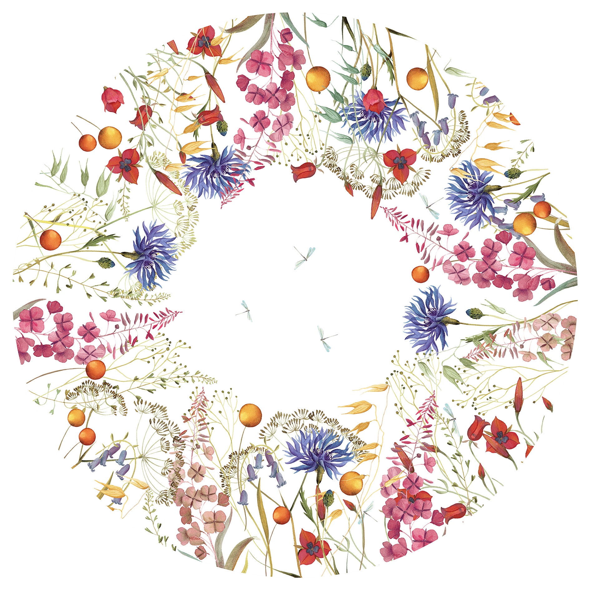 Linen Tablecloth «Fiordaliso», 100% Made in Italy - The Napking