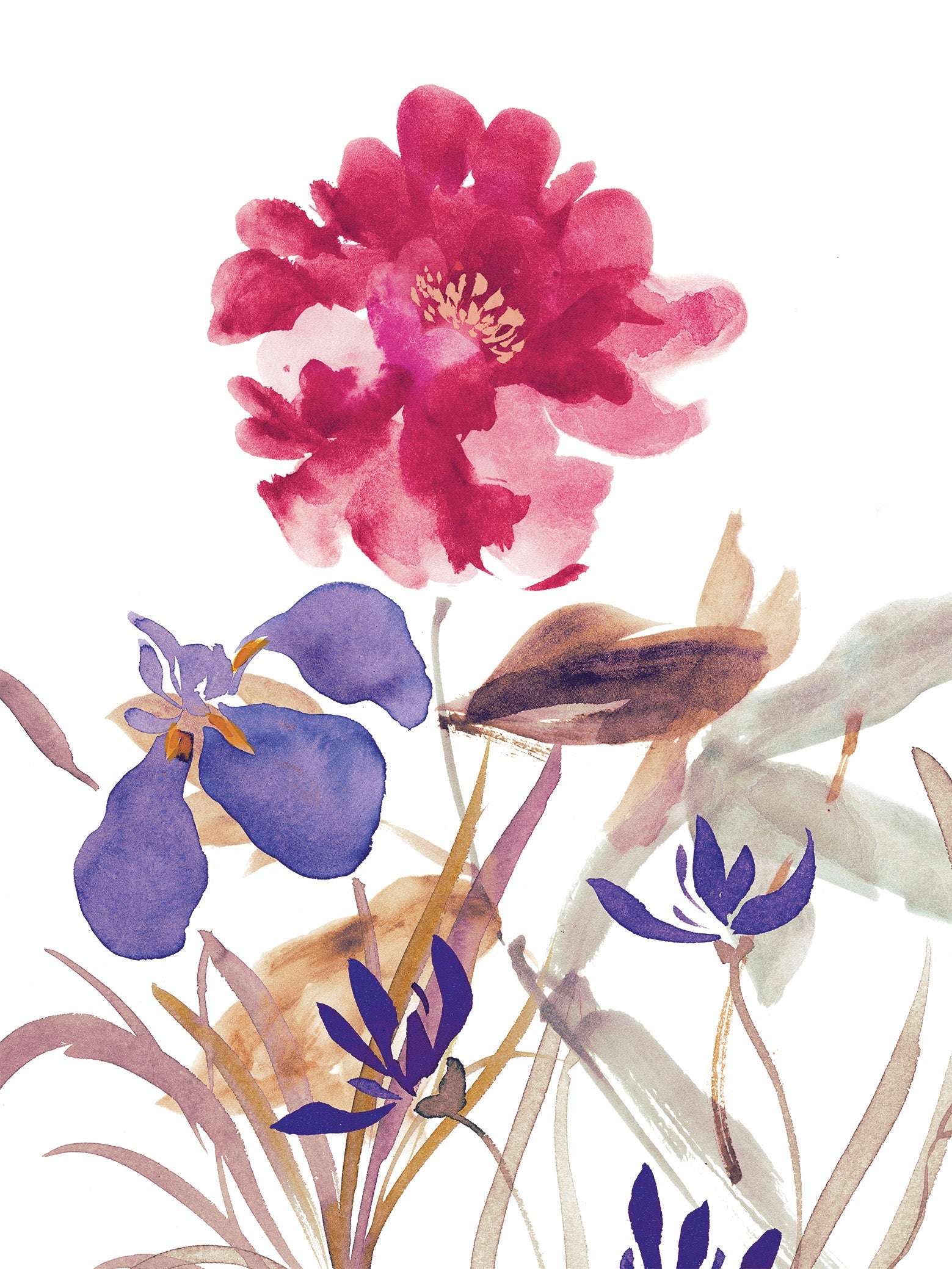 Kitchen Towels Hanami, 100% Made in Italy - The Napking