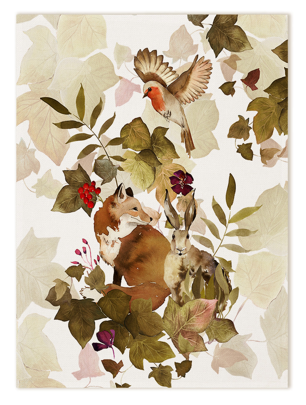 Kitchen Towels «Foxy», 100% Made in Italy