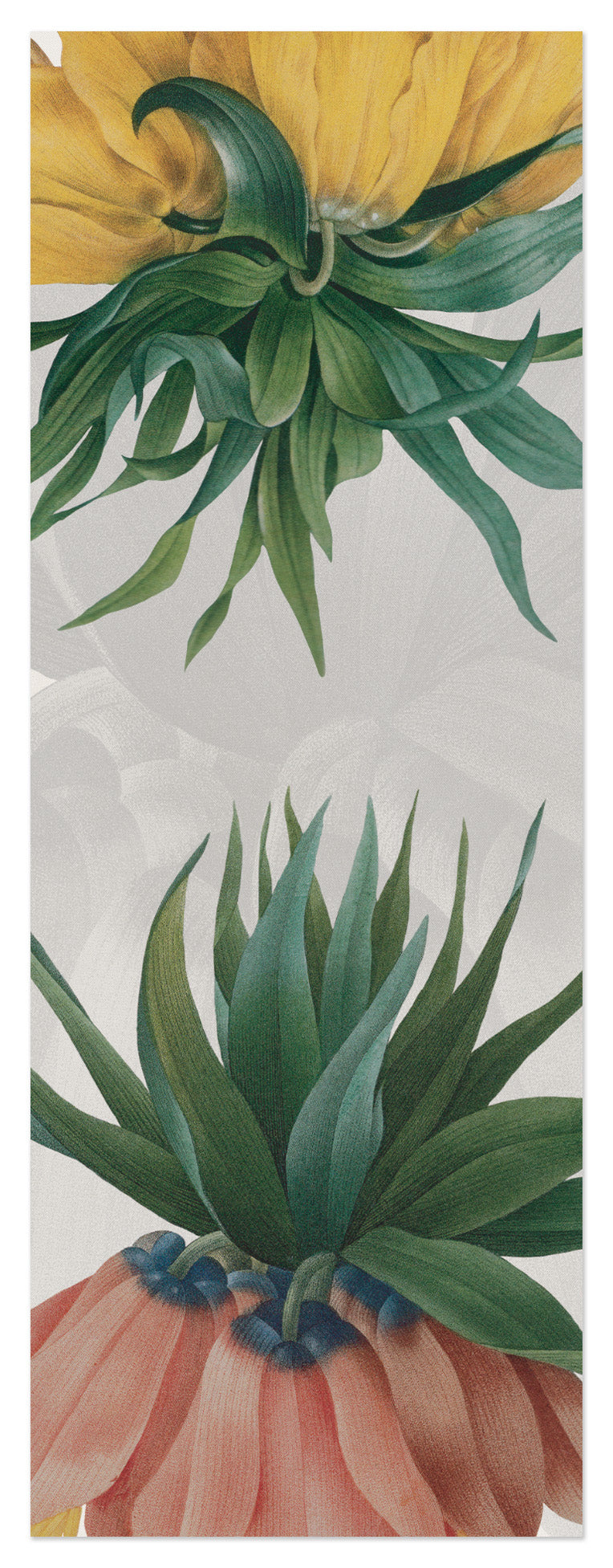 Linen Runner «Fritillaria» 100% Made in Italy
