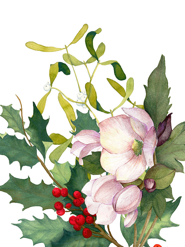 Kitchen Towels Helleborus 100% Made in Italy - The Napking