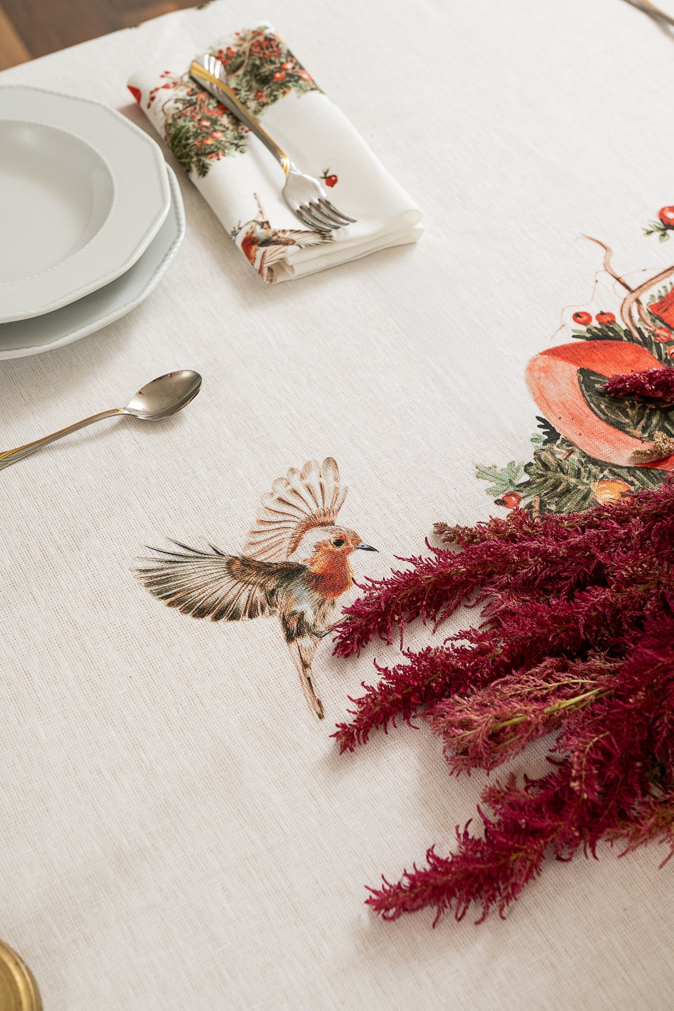 Set Of 4 Napkins «Janine» 100% Made in Italy - The Napking