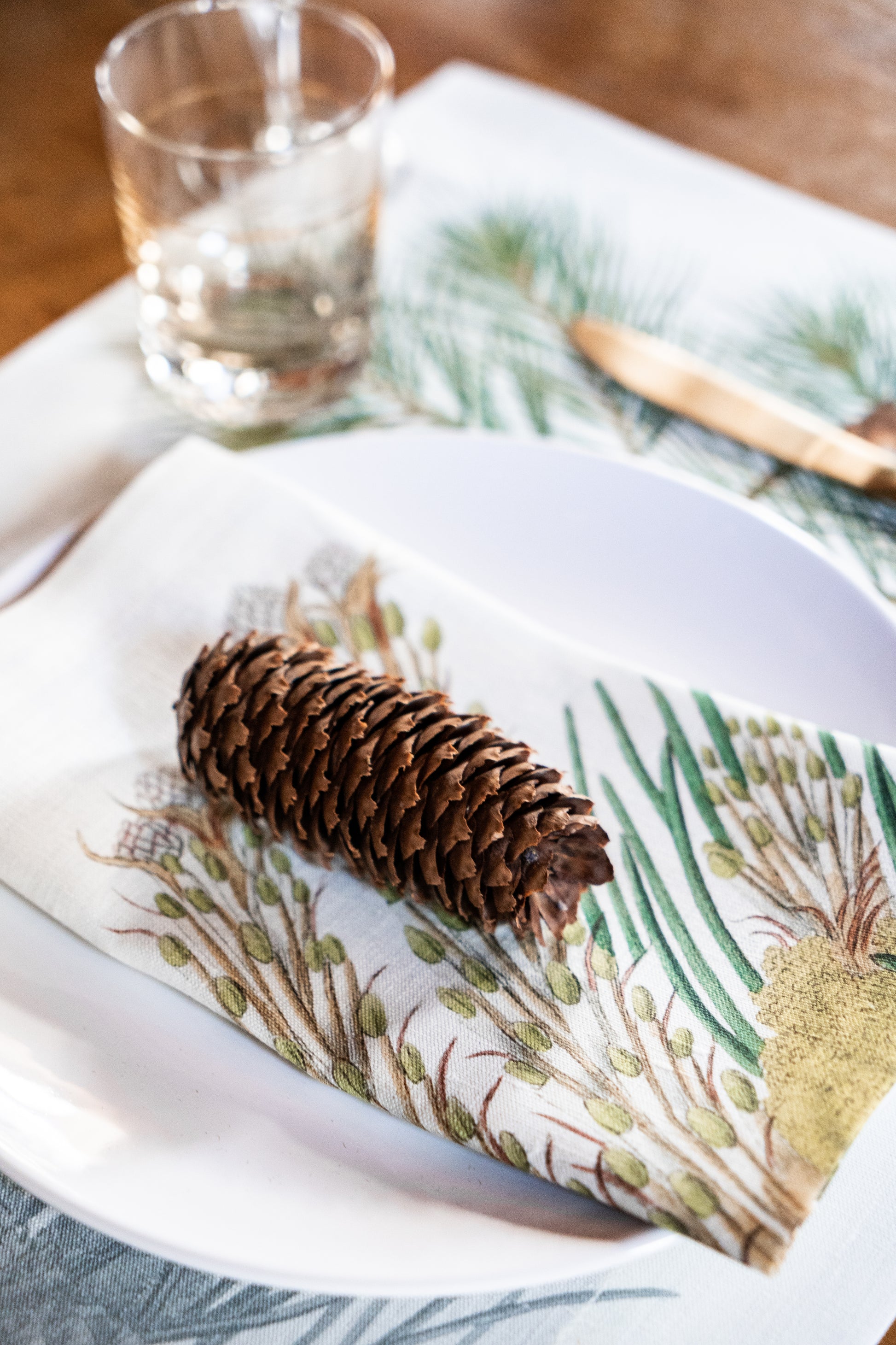 Set Of 4 Napkins Le Sapin 100% Made in Italy - The Napking