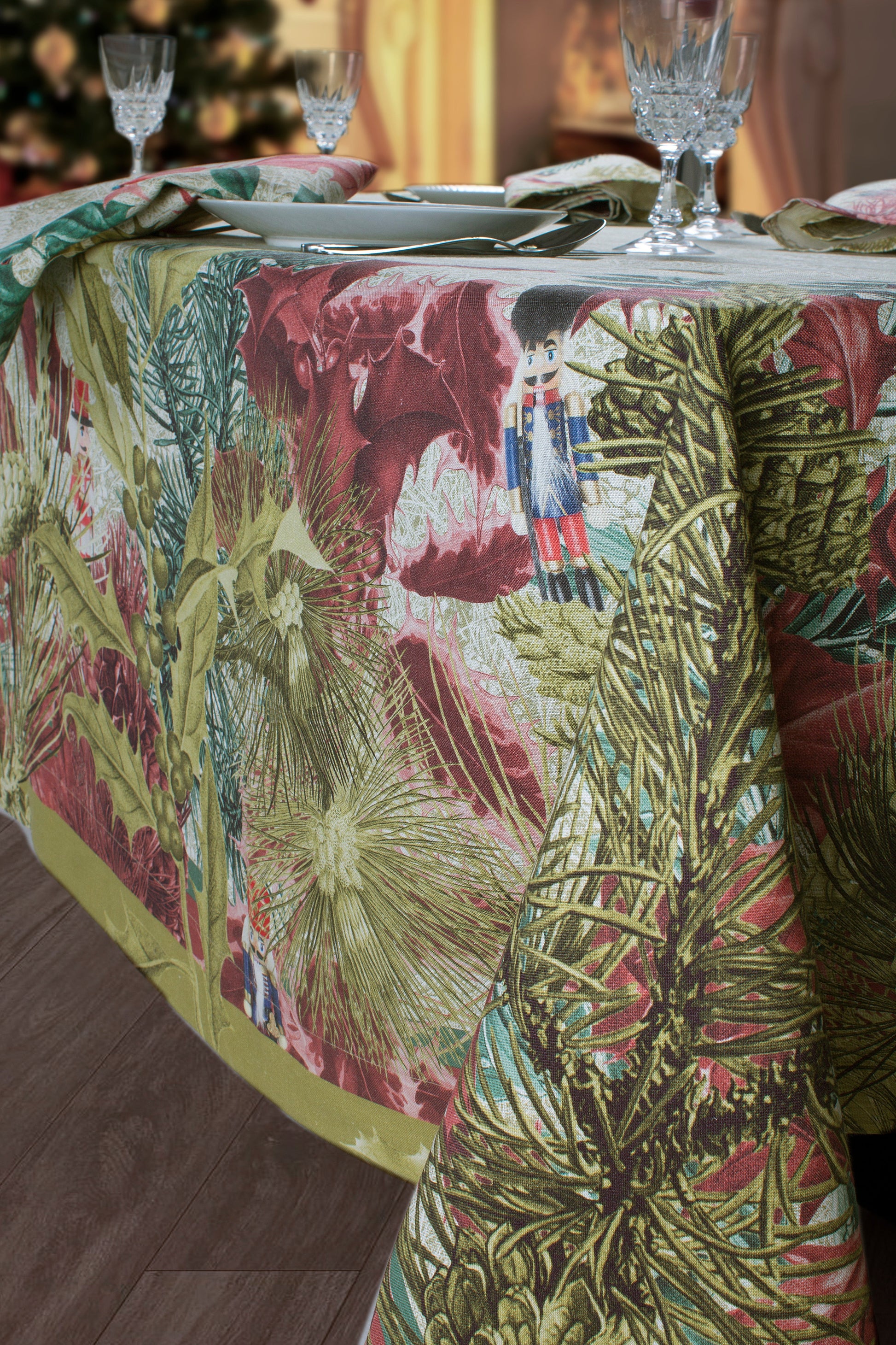 Linen Tablecloths «Schiaccianoci» 100% Made in Italy - The Napking