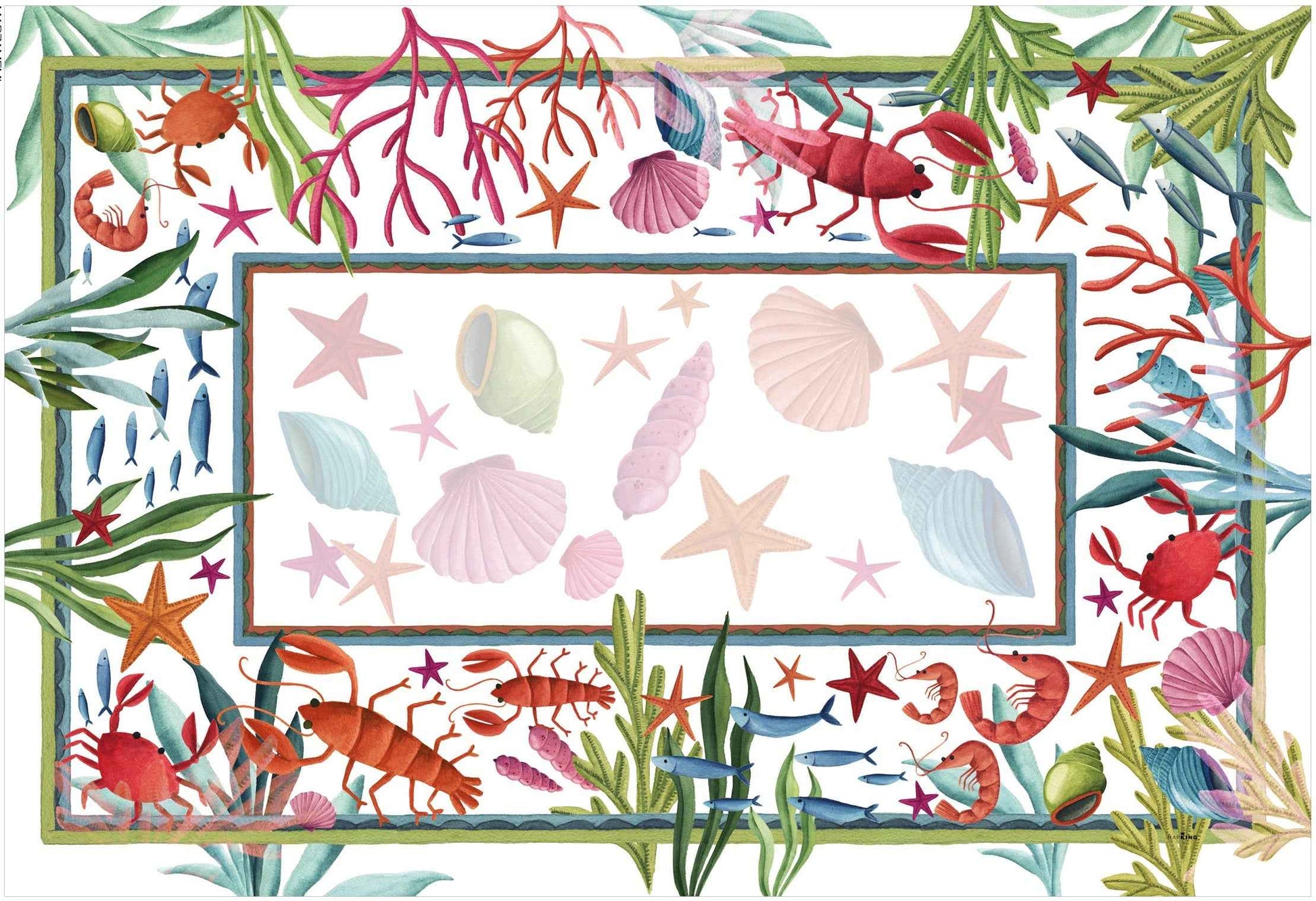 Satin Tablecloth «Marzamemi» 100% Made in Italy - The Napking