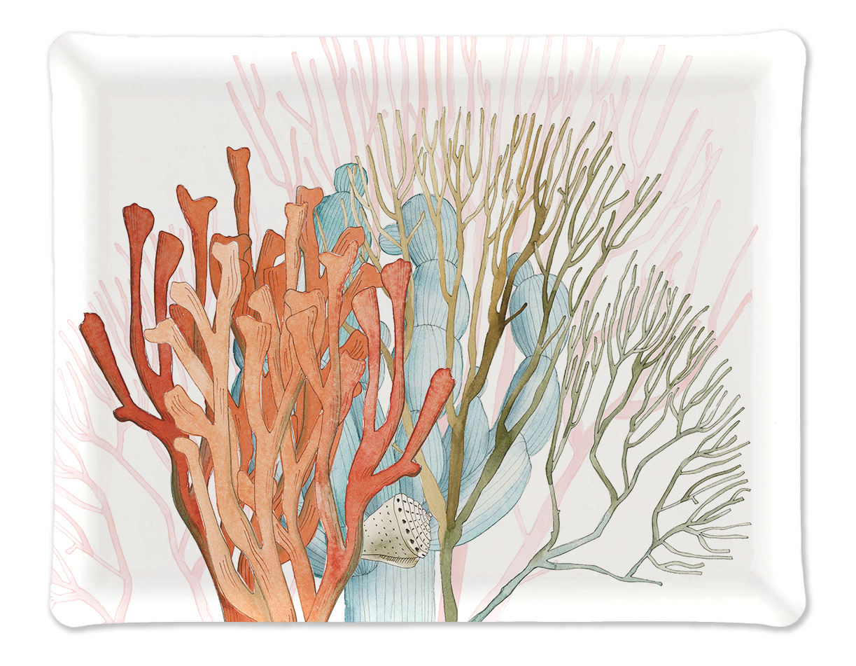 Tray «Corals», 100% Made in Italy