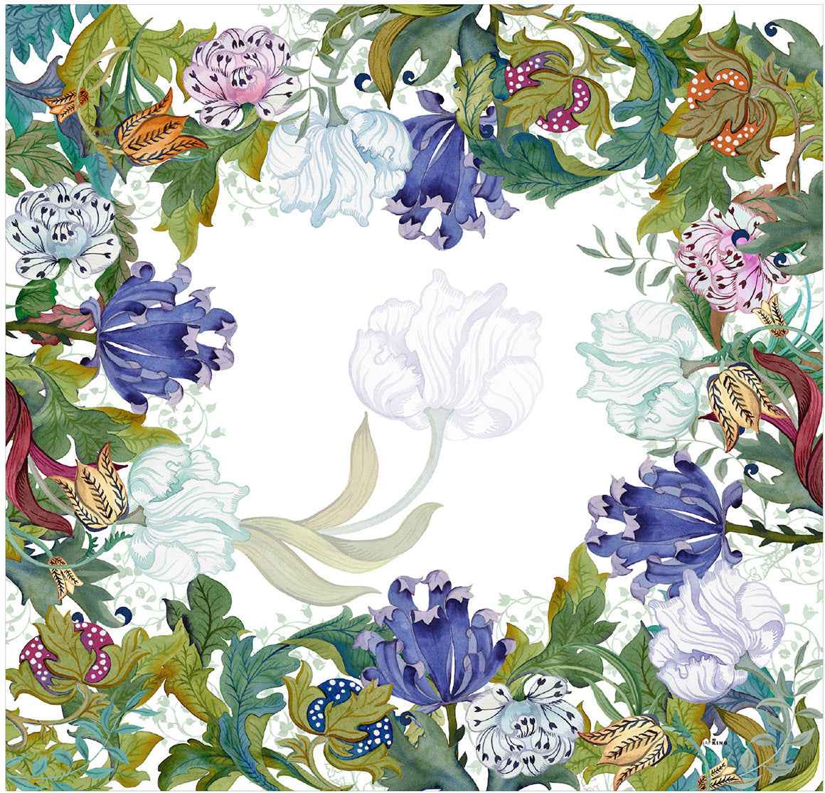 Premium Linen Tablecloth «Morris» 100% Made in Italy - The Napking