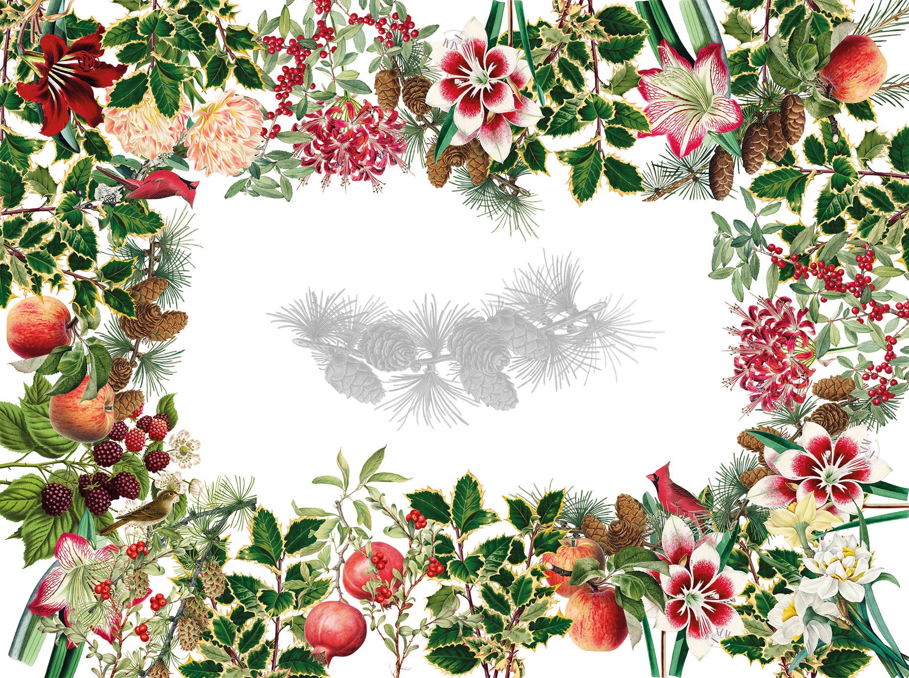 Linen Tablecloth «Natalia», 100% Made in Italy - The Napking