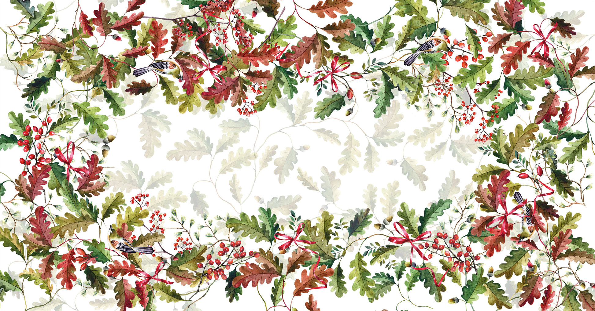 Premium Linen Tablecloth «Oak» 100% Made in Italy - The Napking