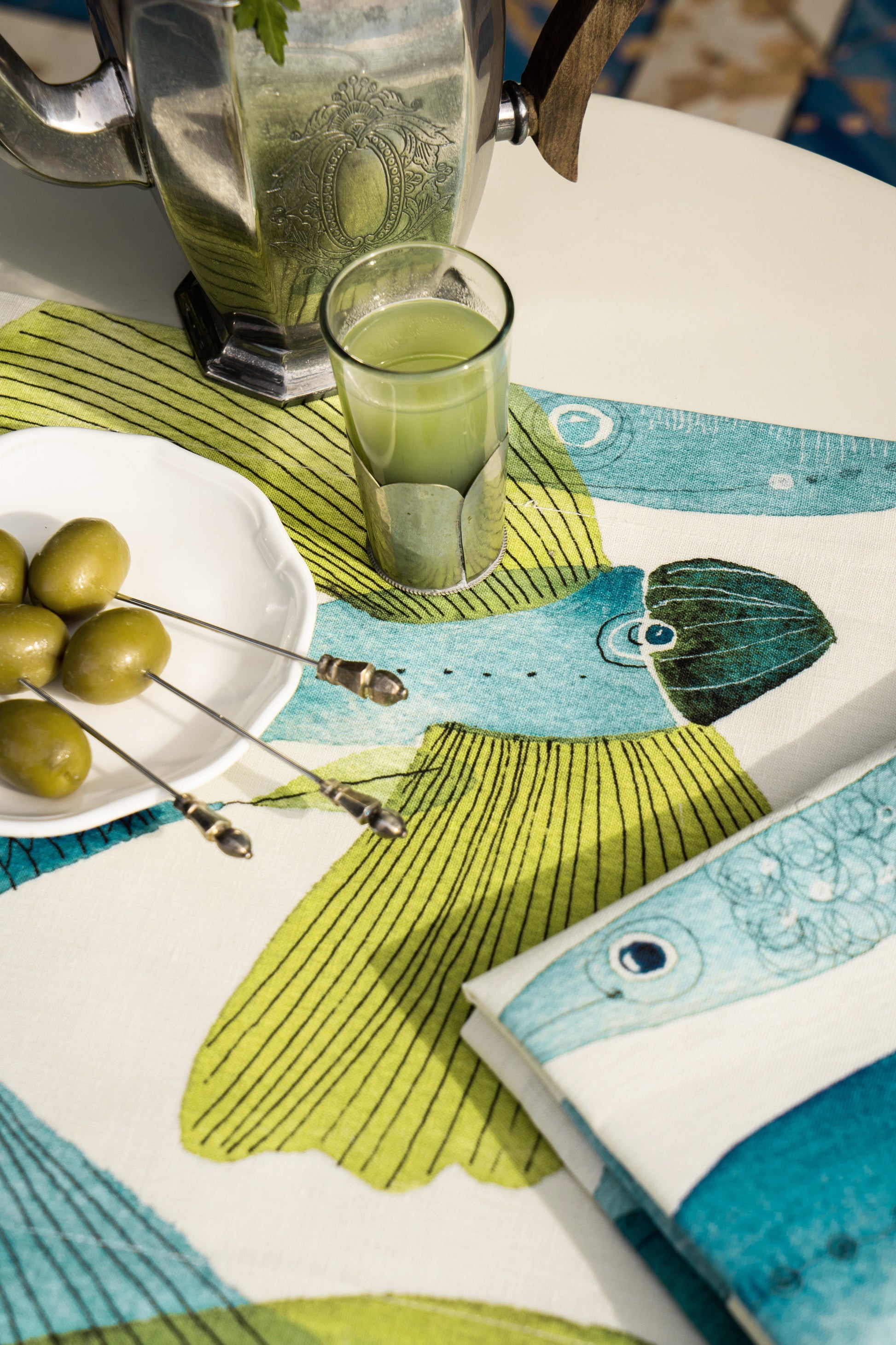 Tablecloths «Pesci Volanti» 100% Made in Italy - The Napking