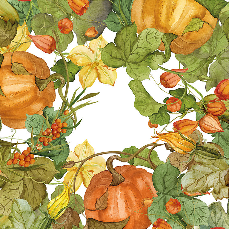 Linen Tablecloth Potirons 100% Made in Italy - The Napking