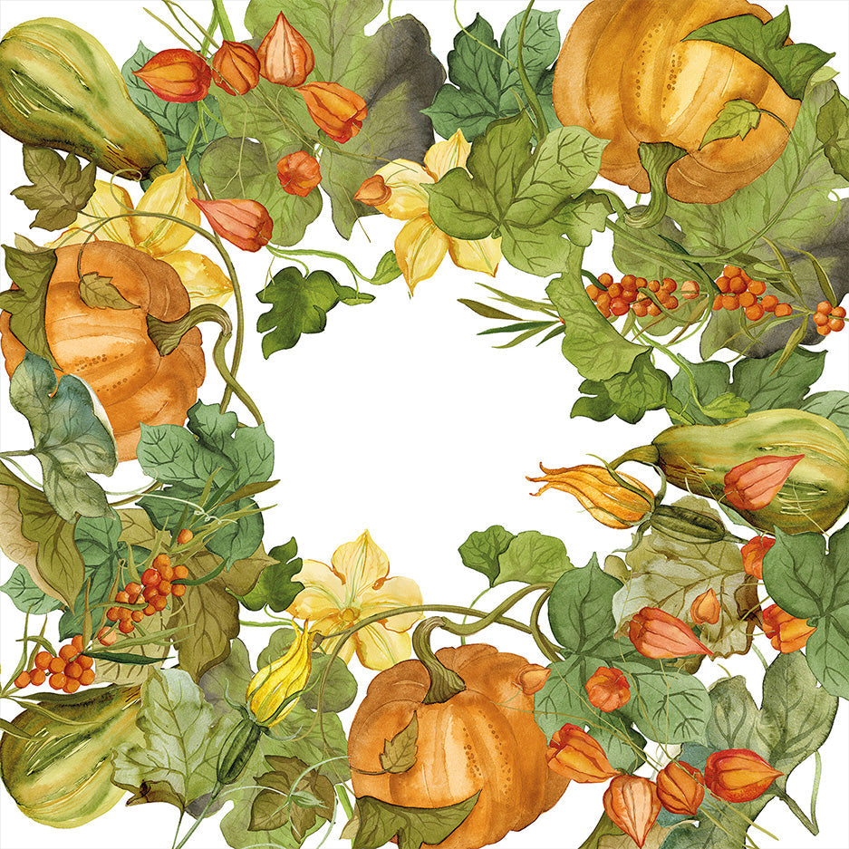 Linen Tablecloth Potirons 100% Made in Italy - The Napking