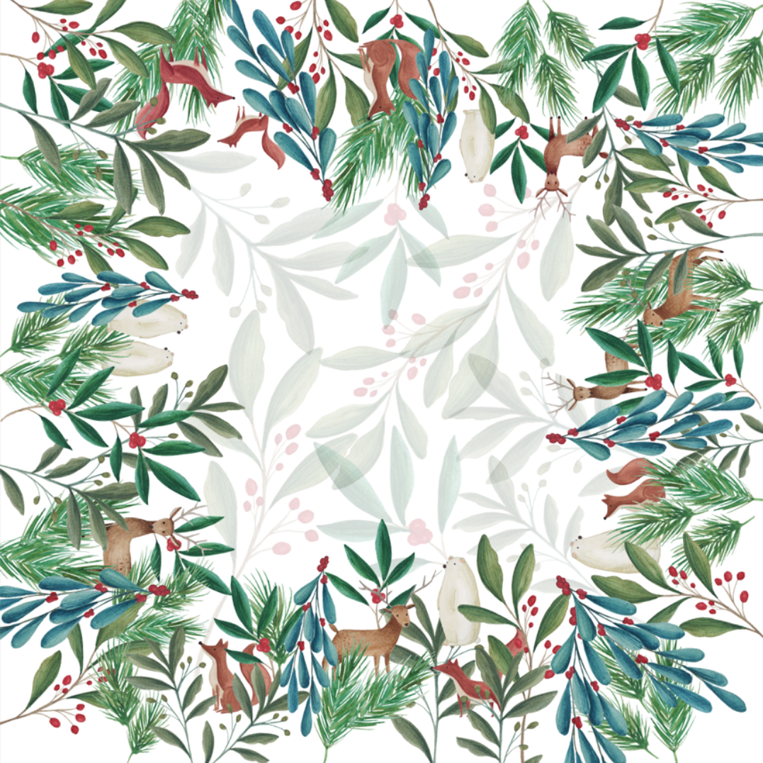 Tablecloths «Rudolph» 100% Made in Italy - The Napking