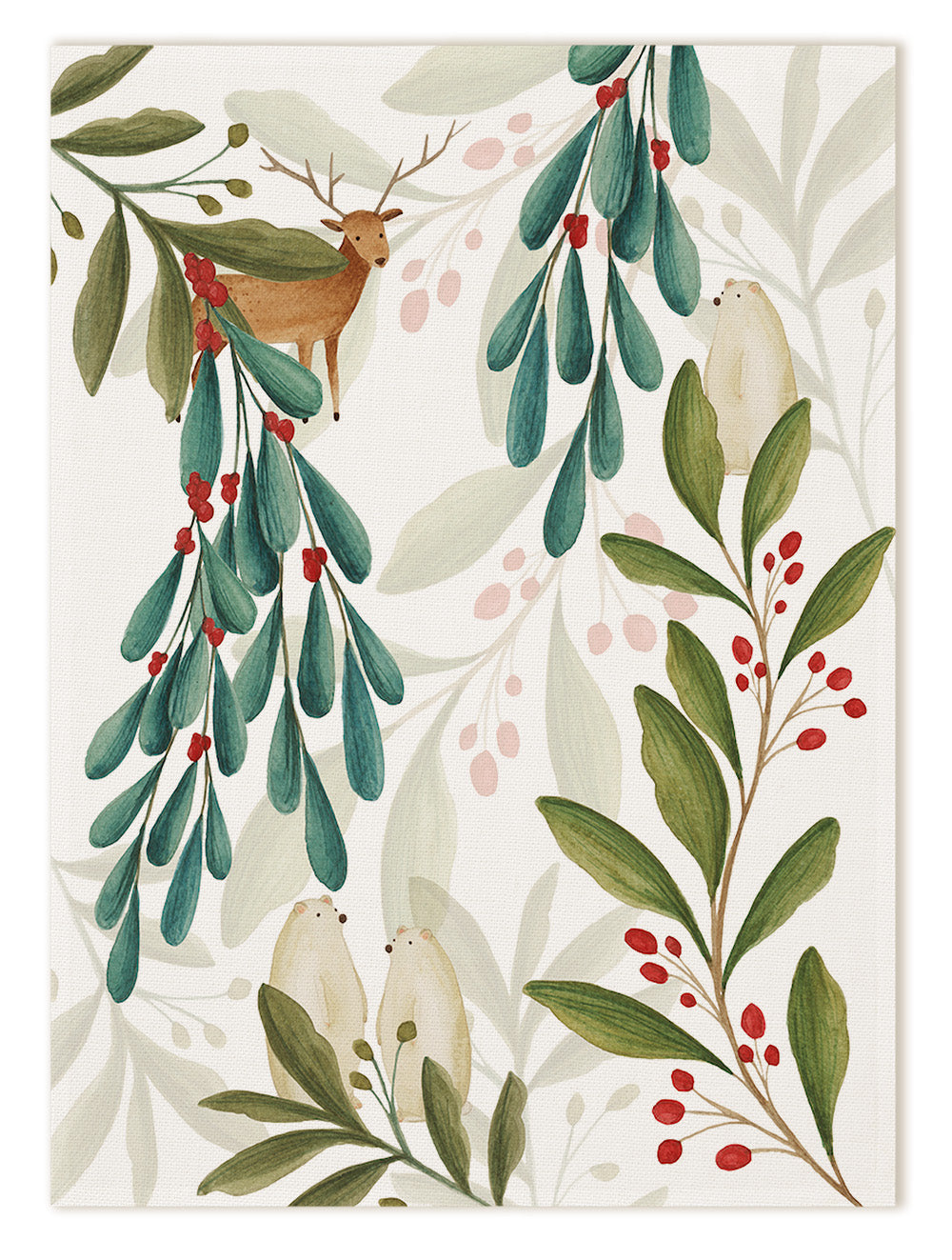 Kitchen Towels «Rudolph», 100% Made in Italy