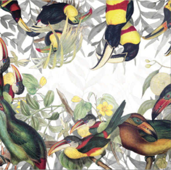 Tablecloths «Toucans» 100% Made in Italy - The Napking