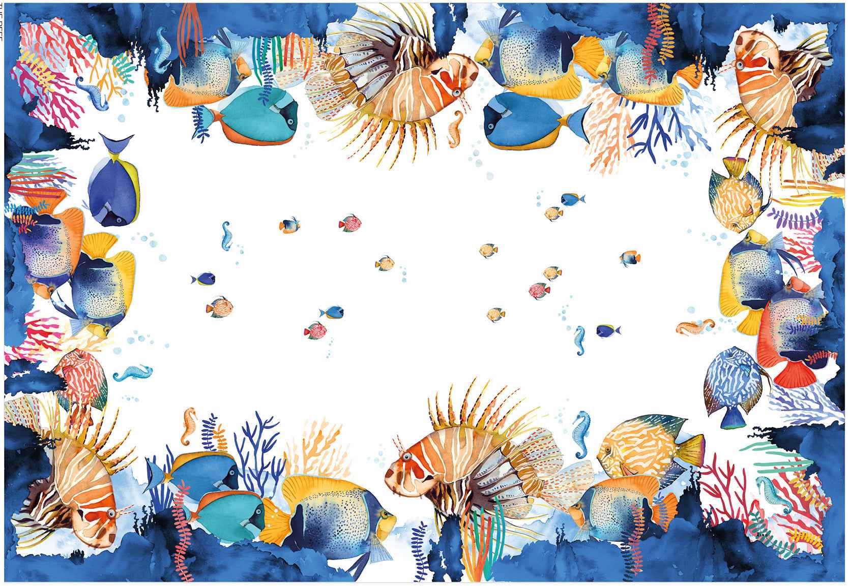 Satin Tablecloth «The Reef» 100% Made in Italy - The Napking