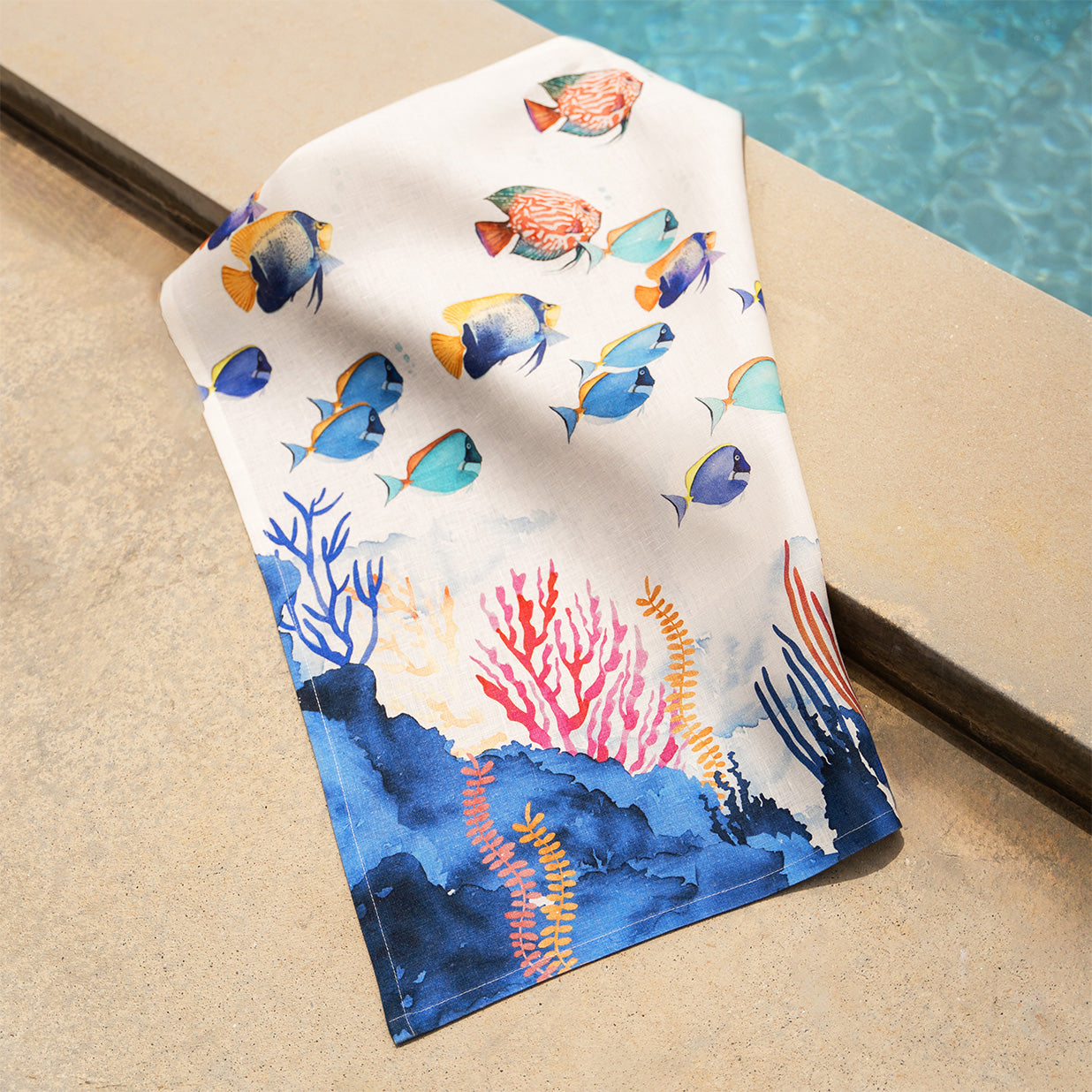 Kitchen Towels «The Reef» 100% Made in Italy