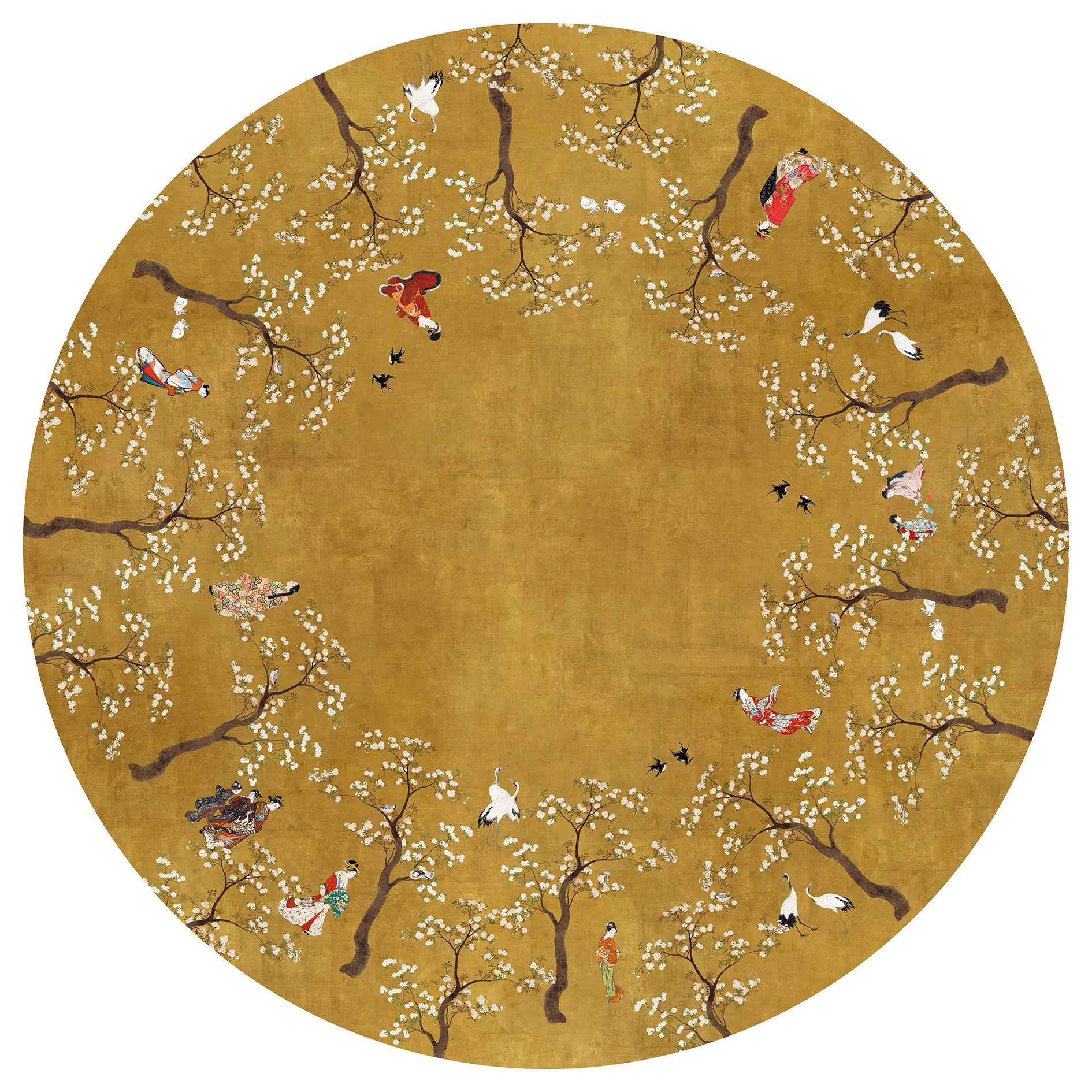 Premium Linen Tablecloth «Ukiyo» 100% Made in Italy - The Napking